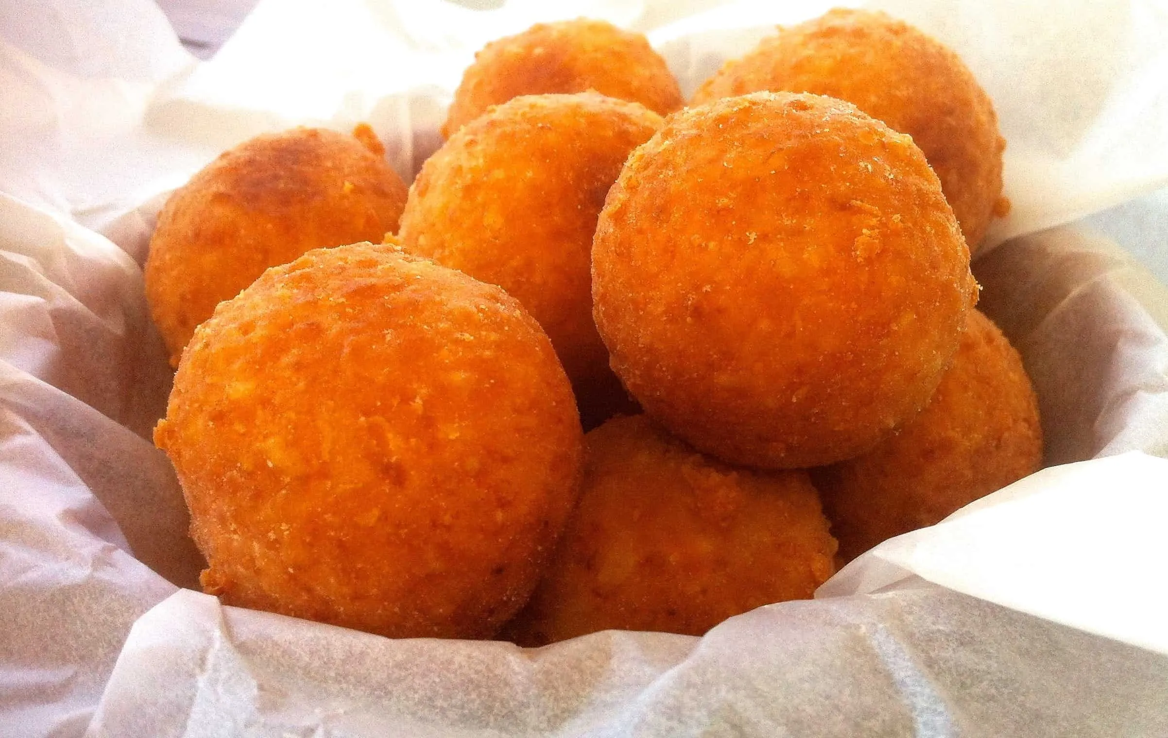 Greek Style Fried Cheese Balls (Tirokroketes)