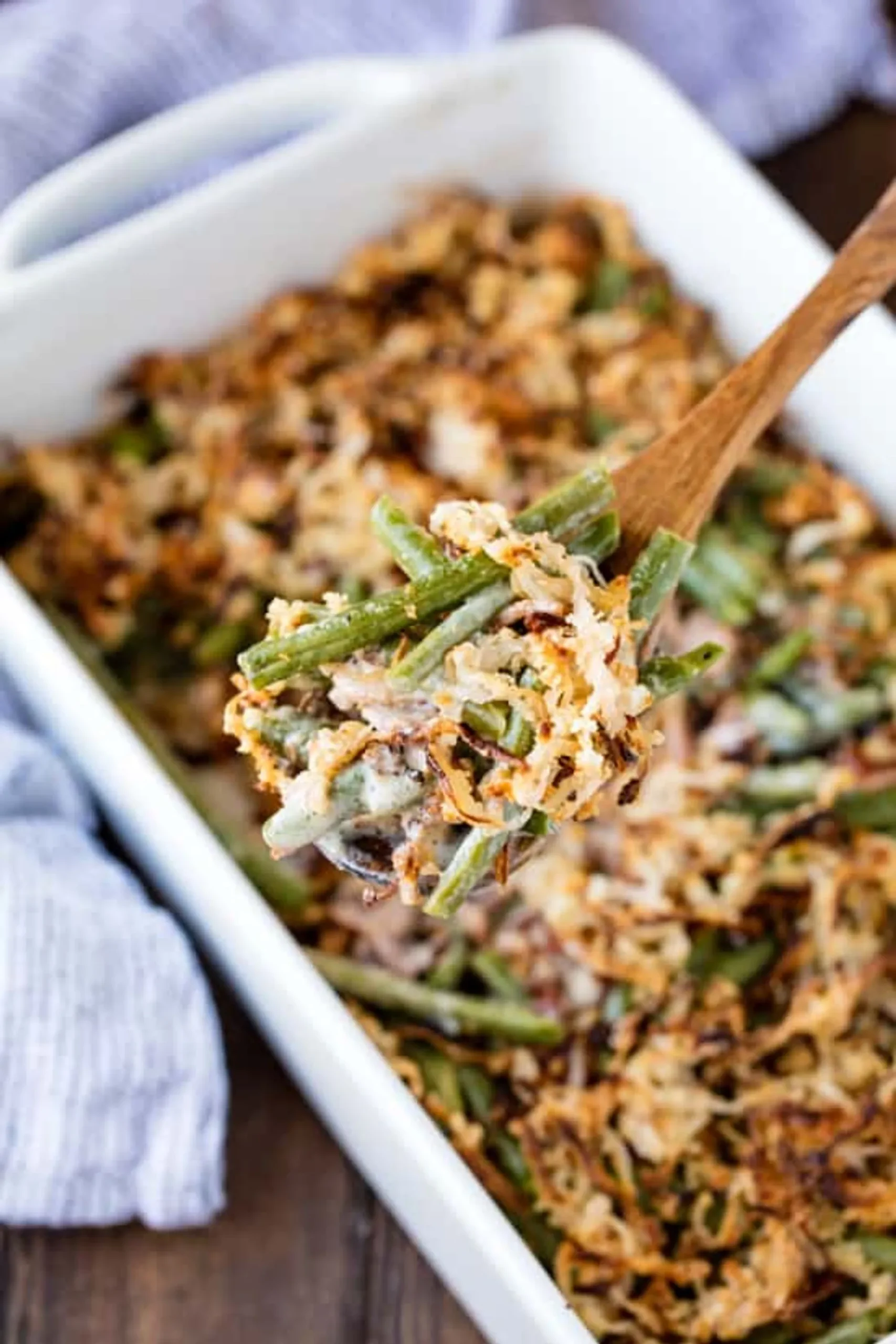 Green Bean Casserole with Sour Cream