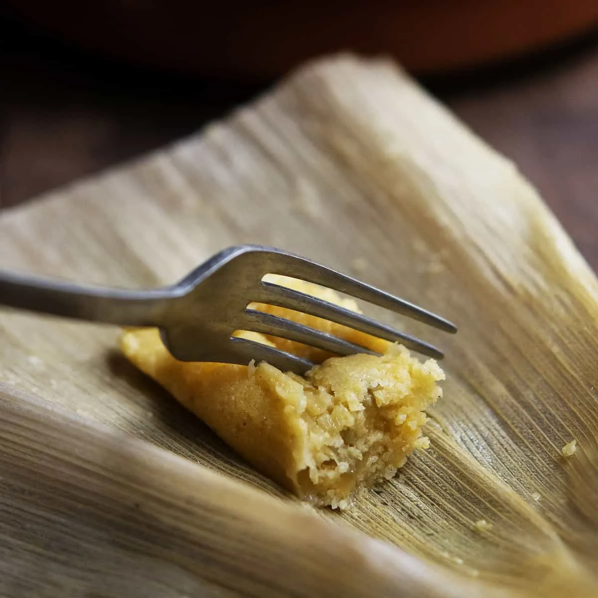 Green Chile and Cheese Vegetarian Tamales
