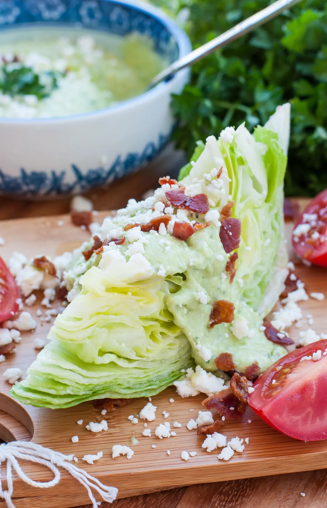 Green Goddess Wedge Salad