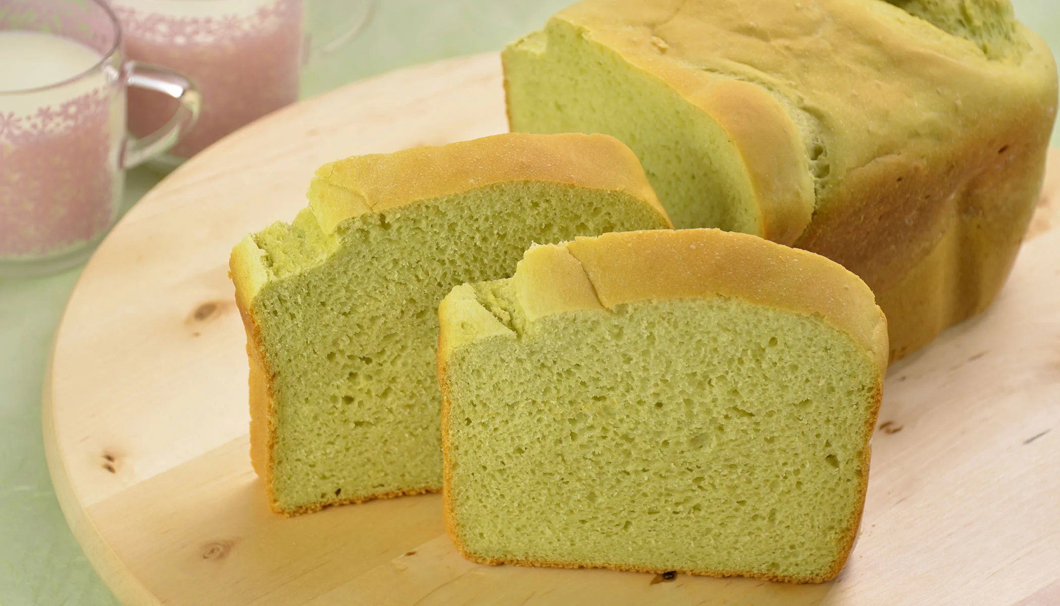 Green Tea Steam Bread