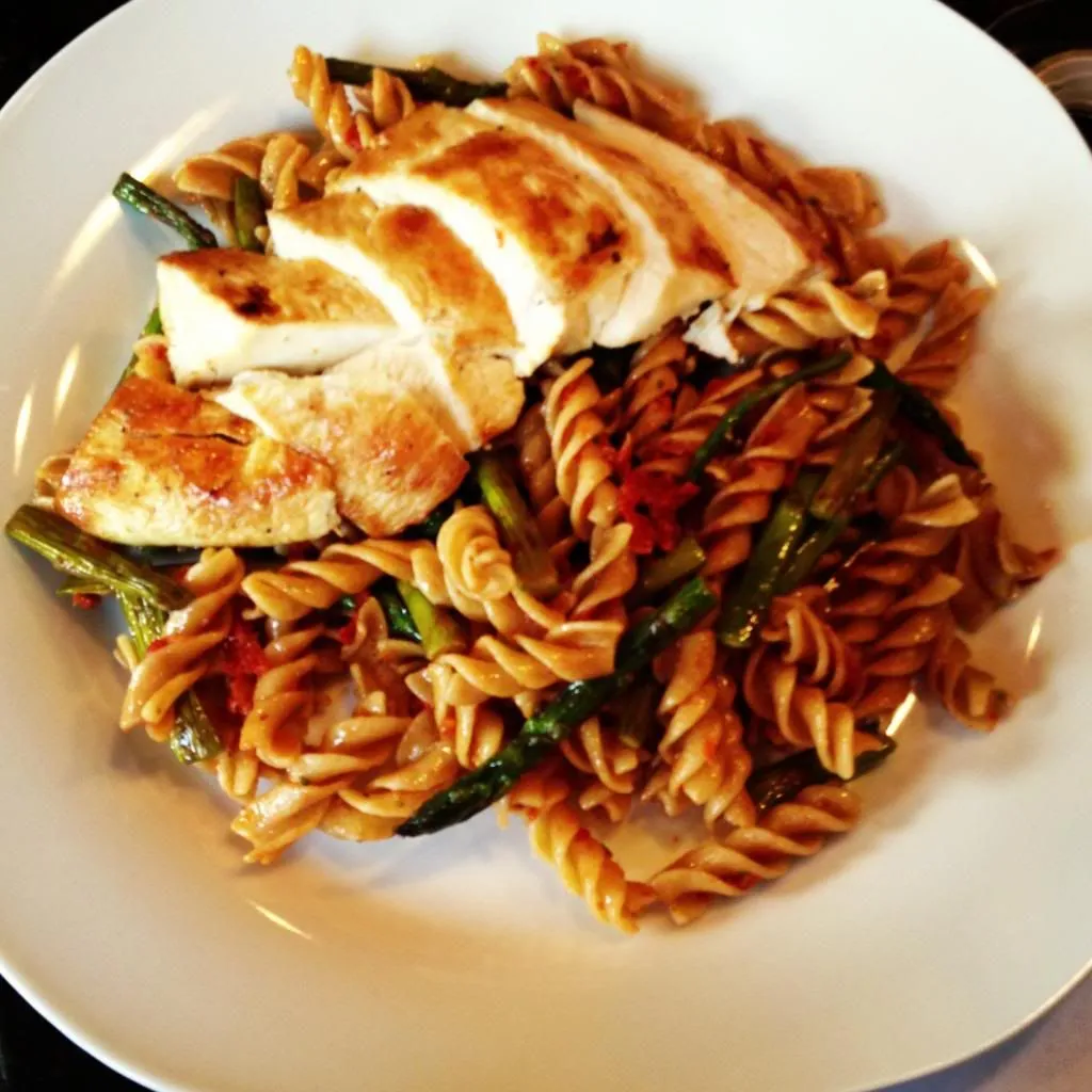 Grill Like Italian Colavita Fusilli Sun Dried Tomatoes Mascarpone Grilled Chicken