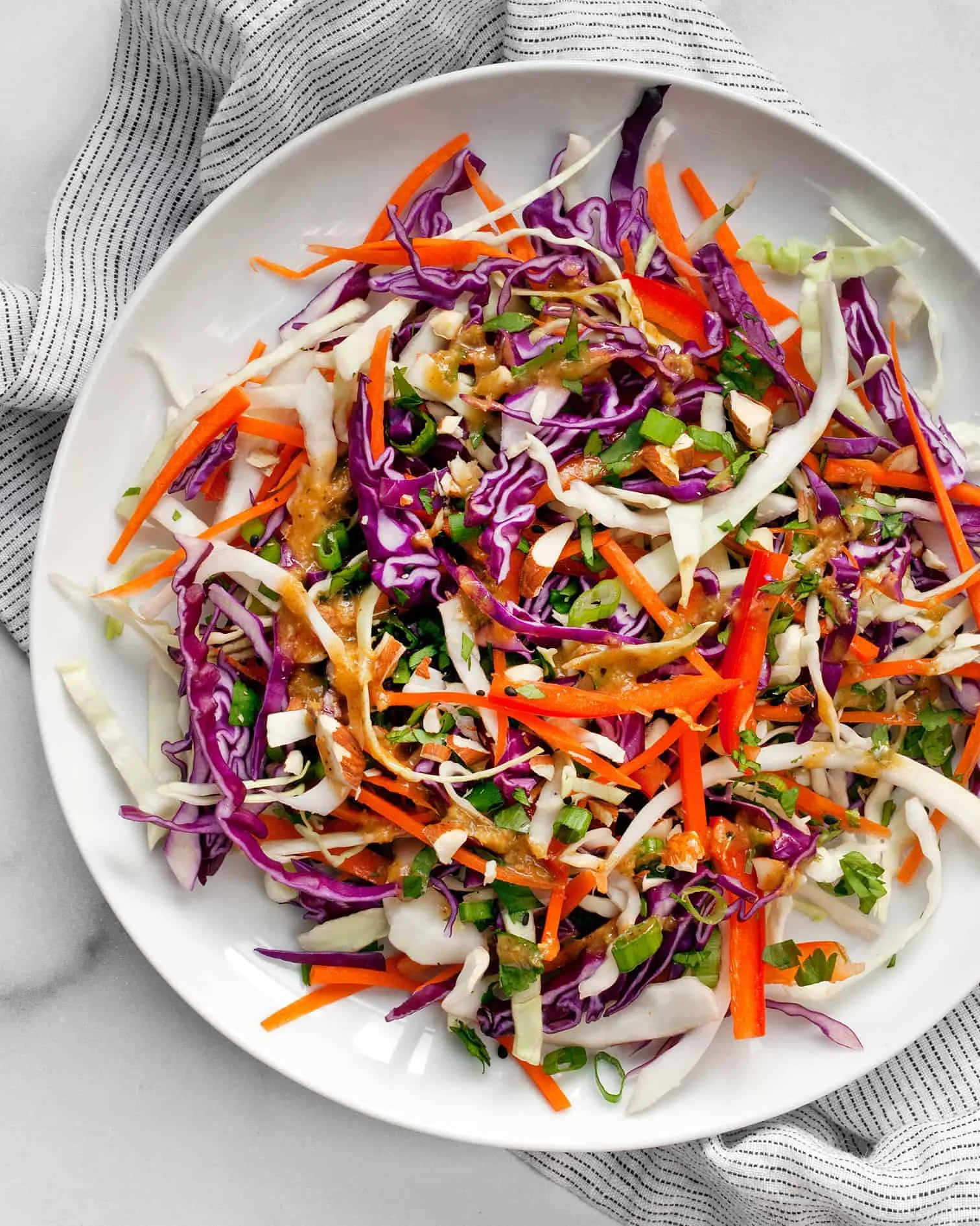 Grilled Asian Cabbage Salad