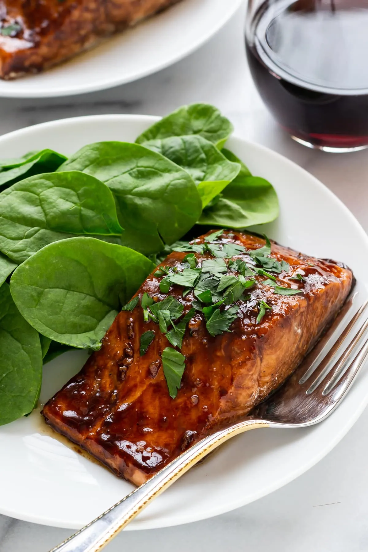 Grilled Balsamic Glazed Salmon