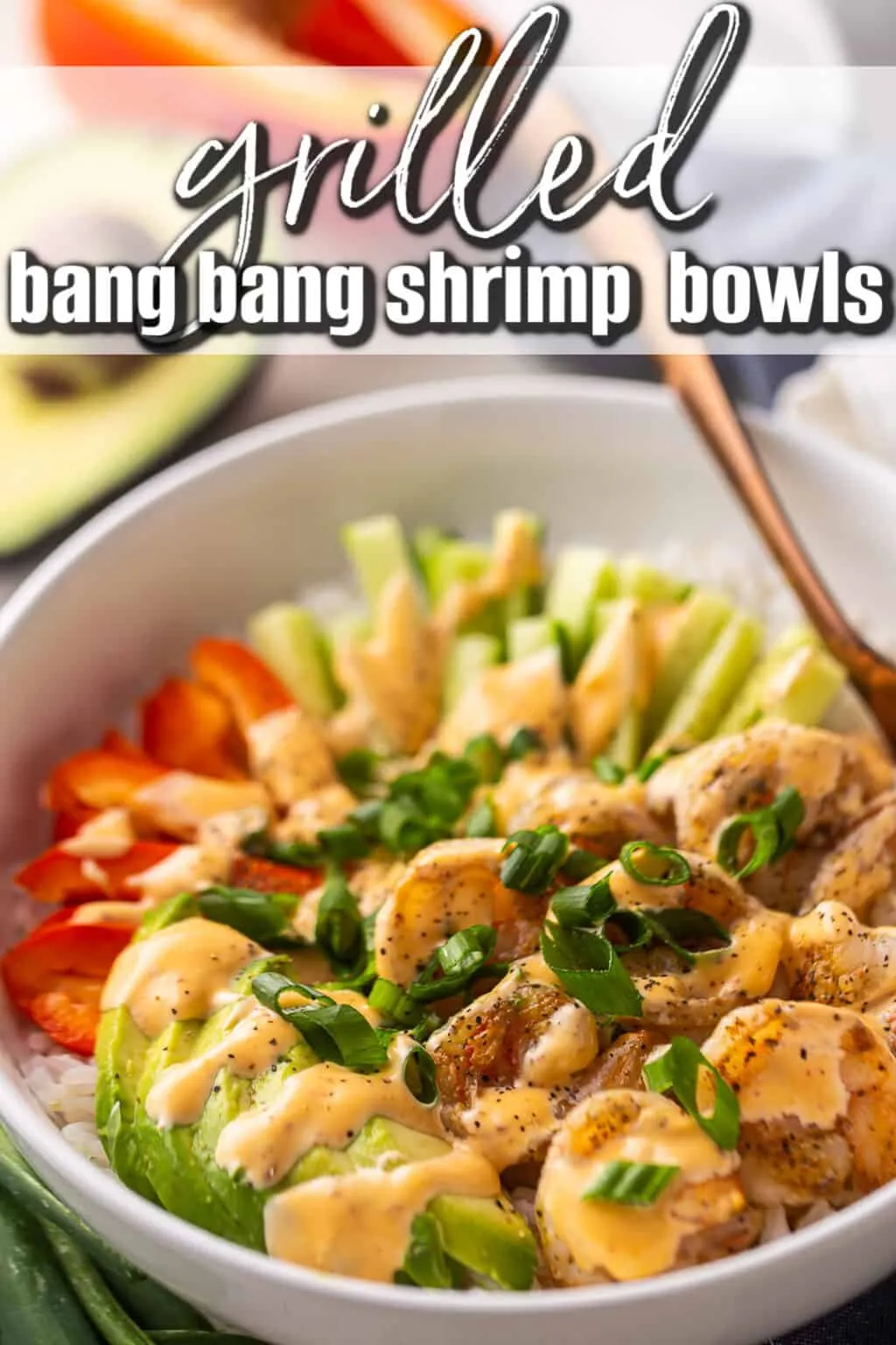 Grilled Bang Bang Shrimp Bowls