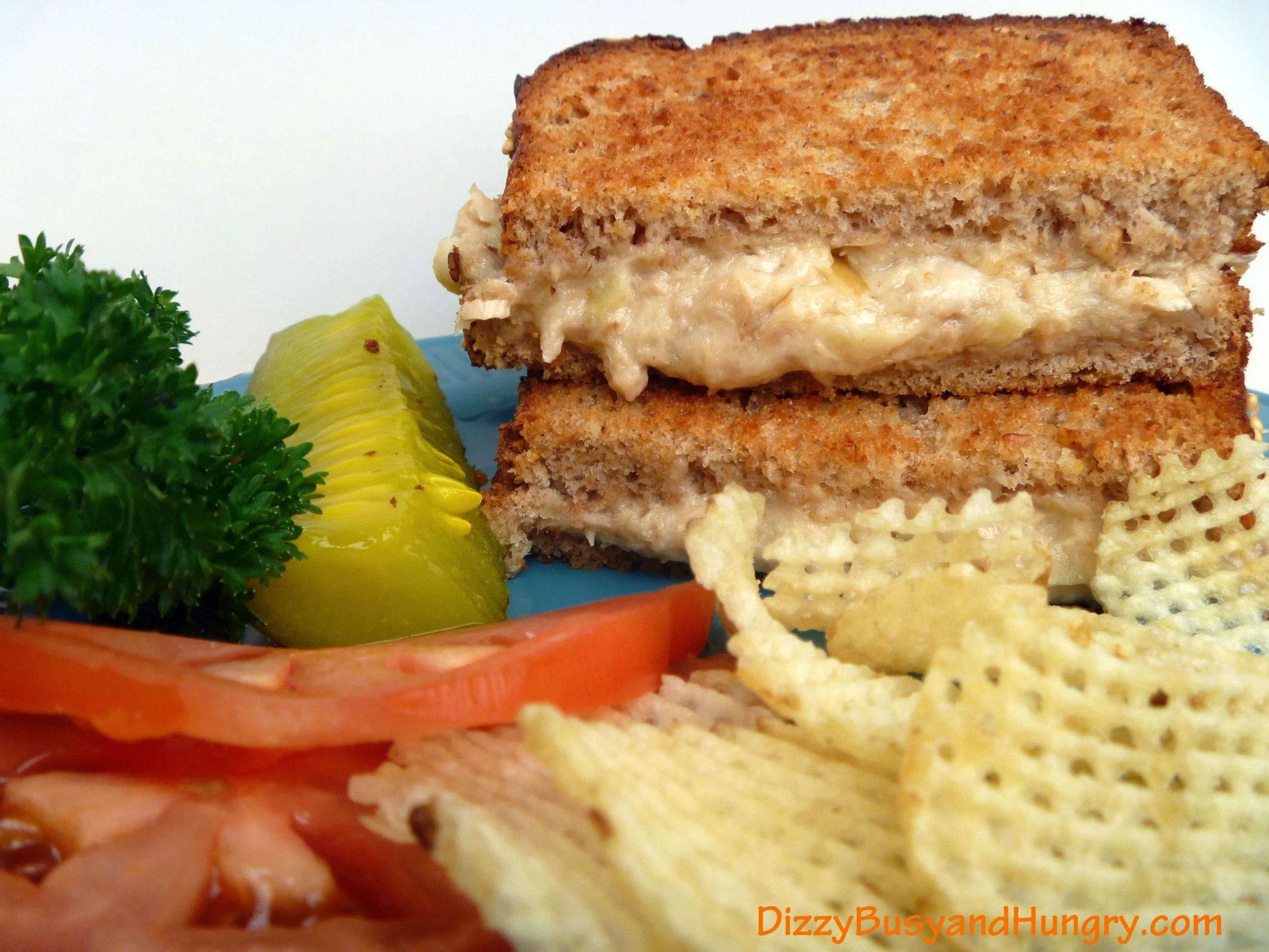 Grilled Cheese and Salmon Sandwiches