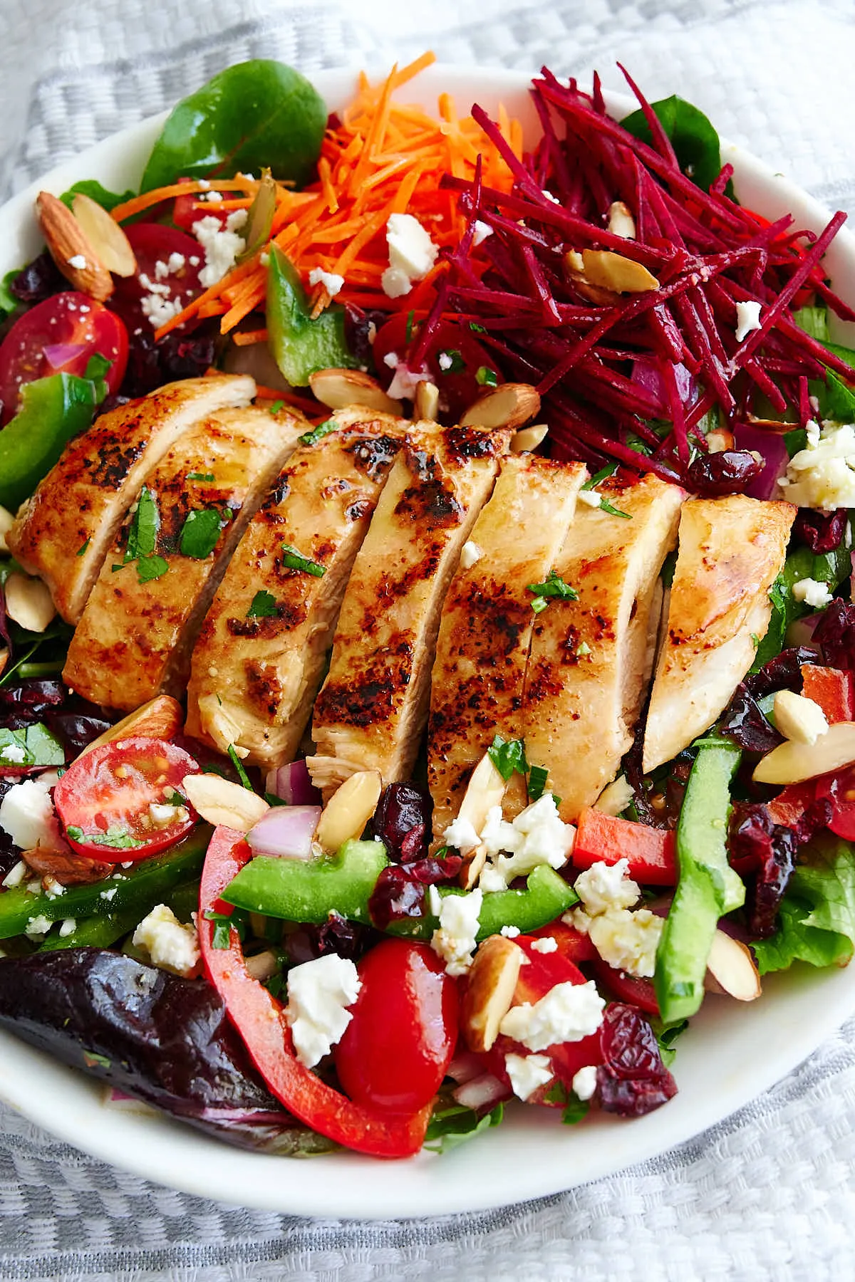 Grilled Chicken and Bread Salad