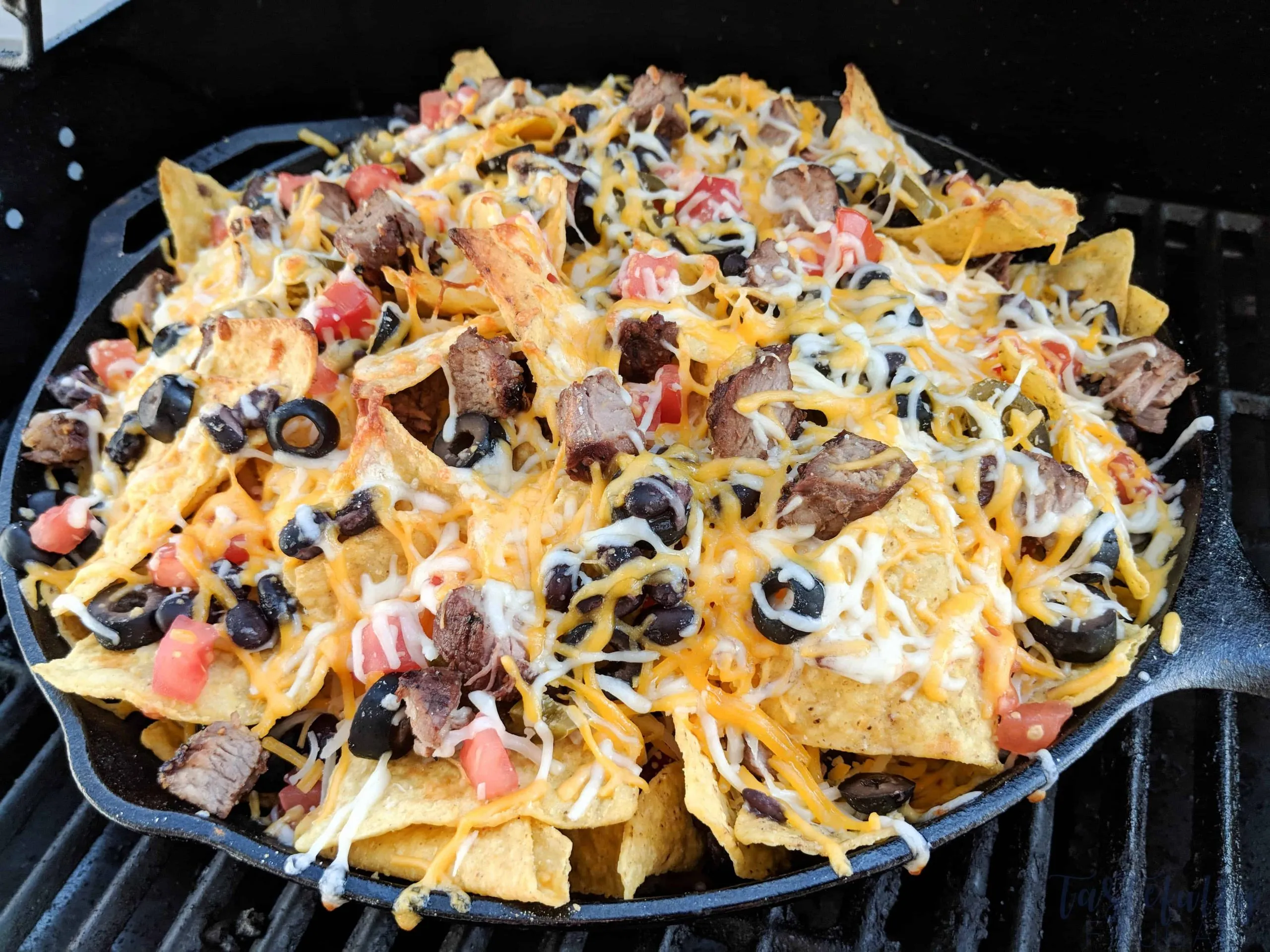 Grilled Chipotle Steak Nachos