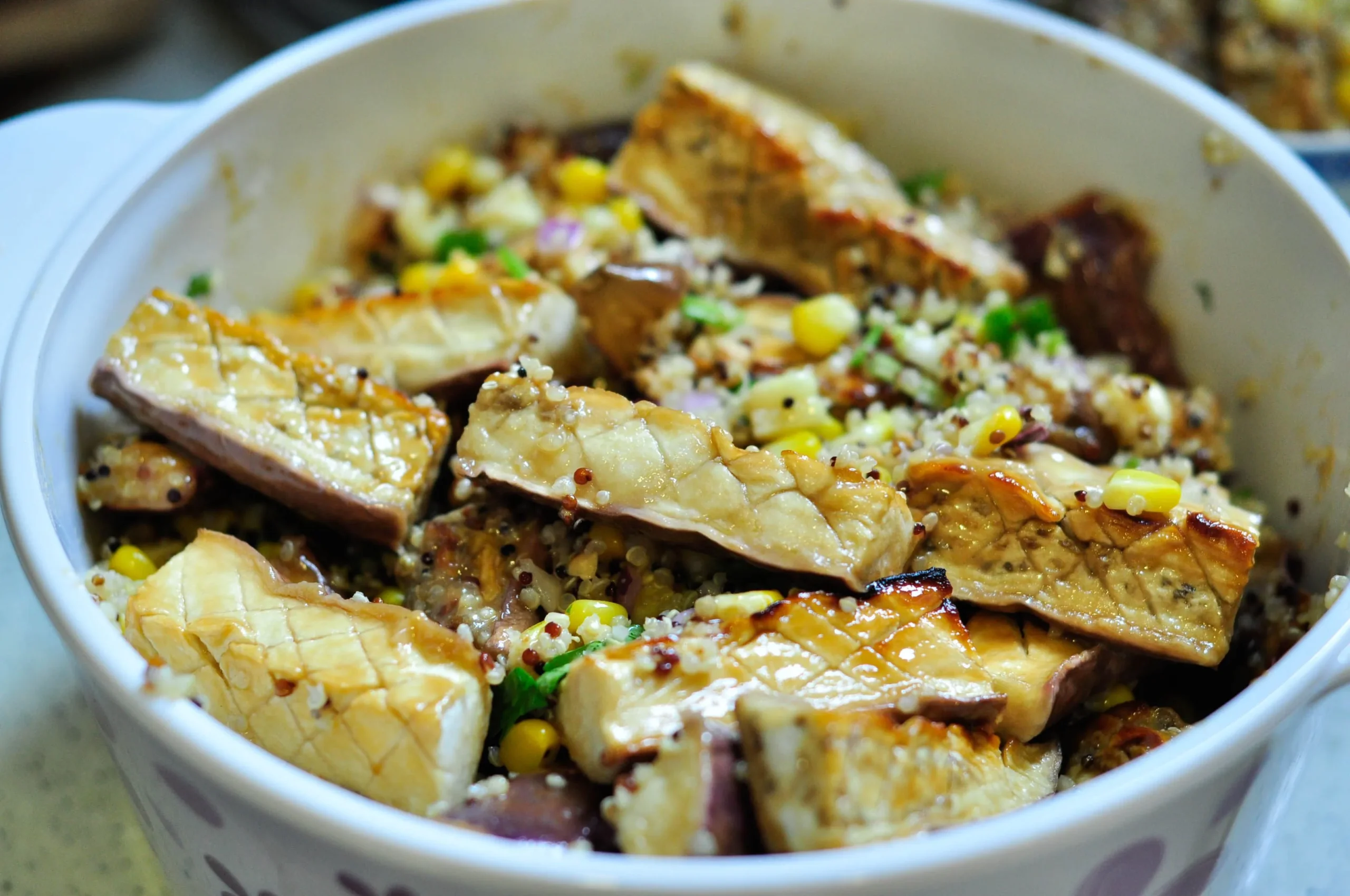 Grilled Corn Salad with Miso