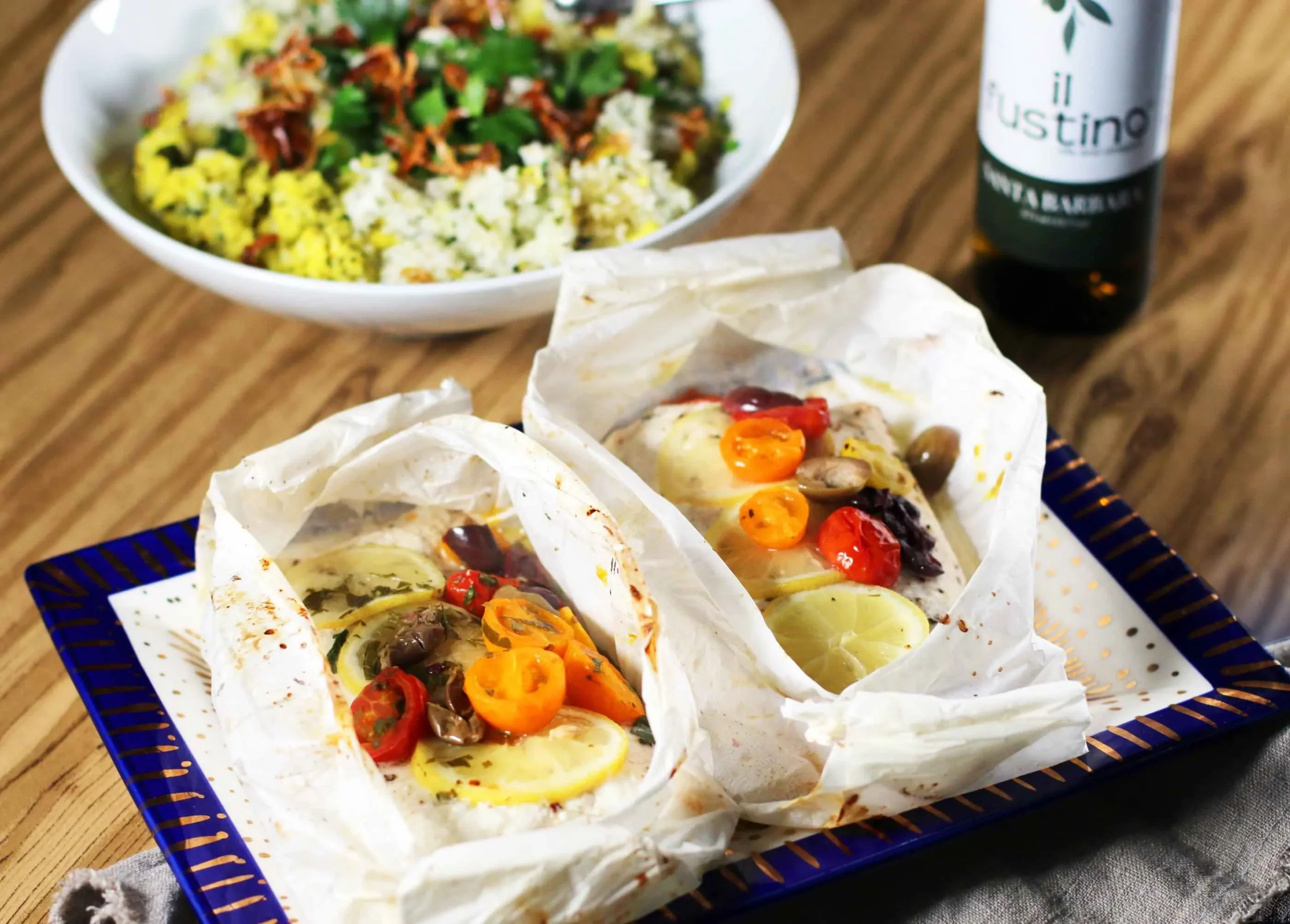 Grilled Halibut Parchment Paper