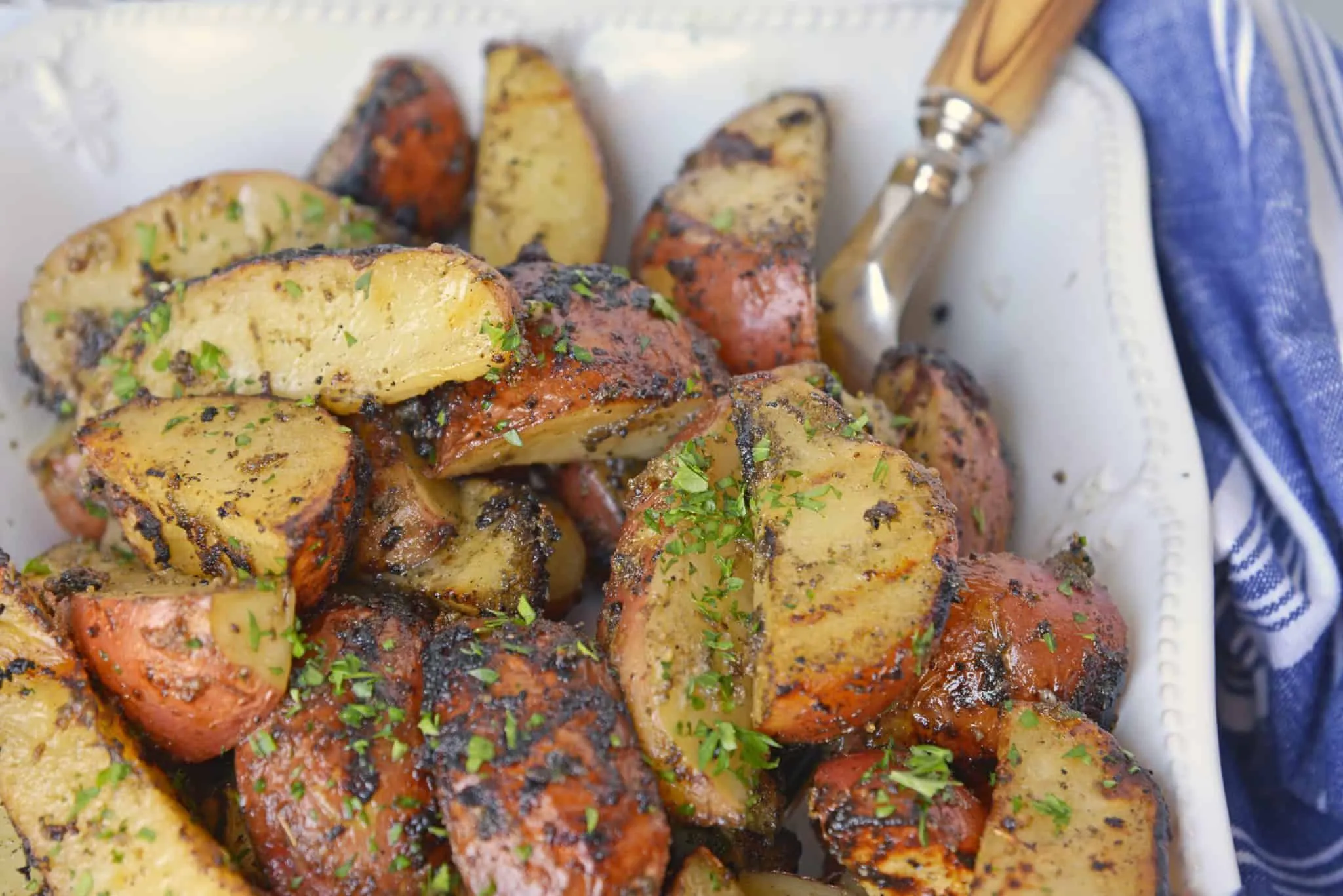 Grilled Herbed Red Potatoes