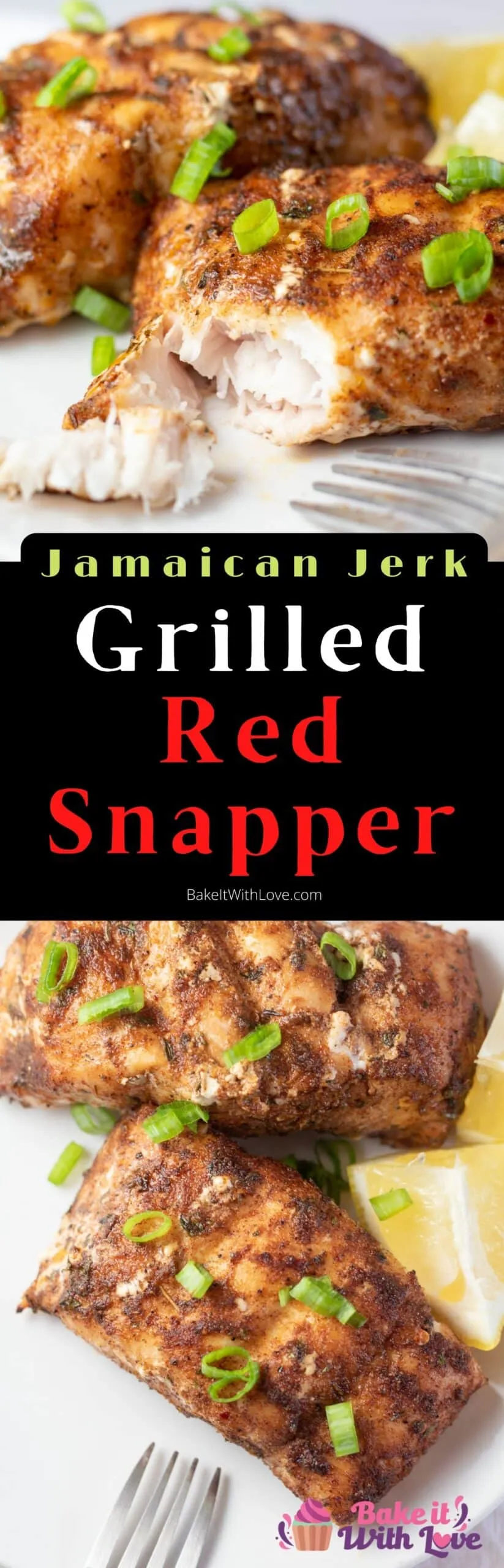 Grilled Jamaican Jerk Red Snapper