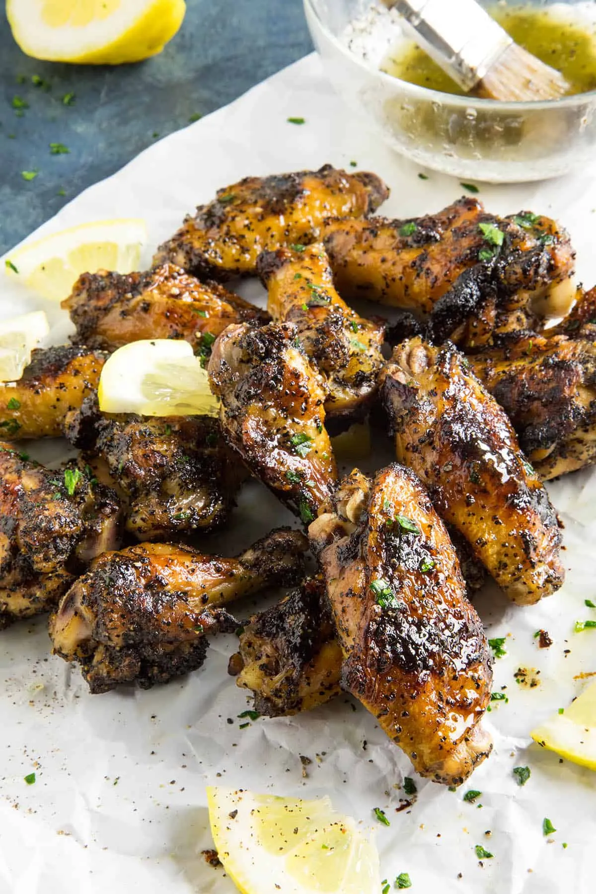 Grilled Lemon Pepper Wings