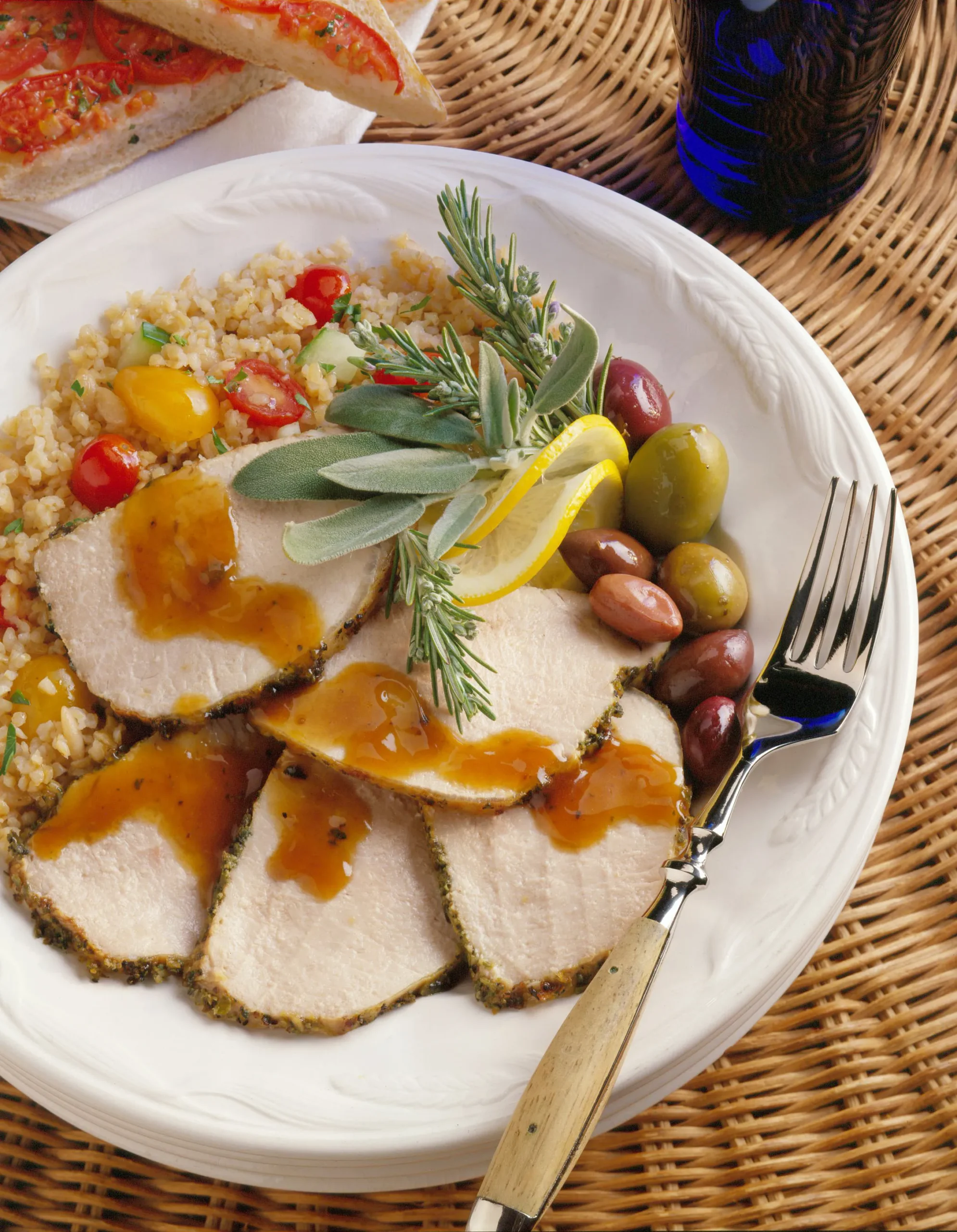 Grilled Mediterranean Pork Tenderloin