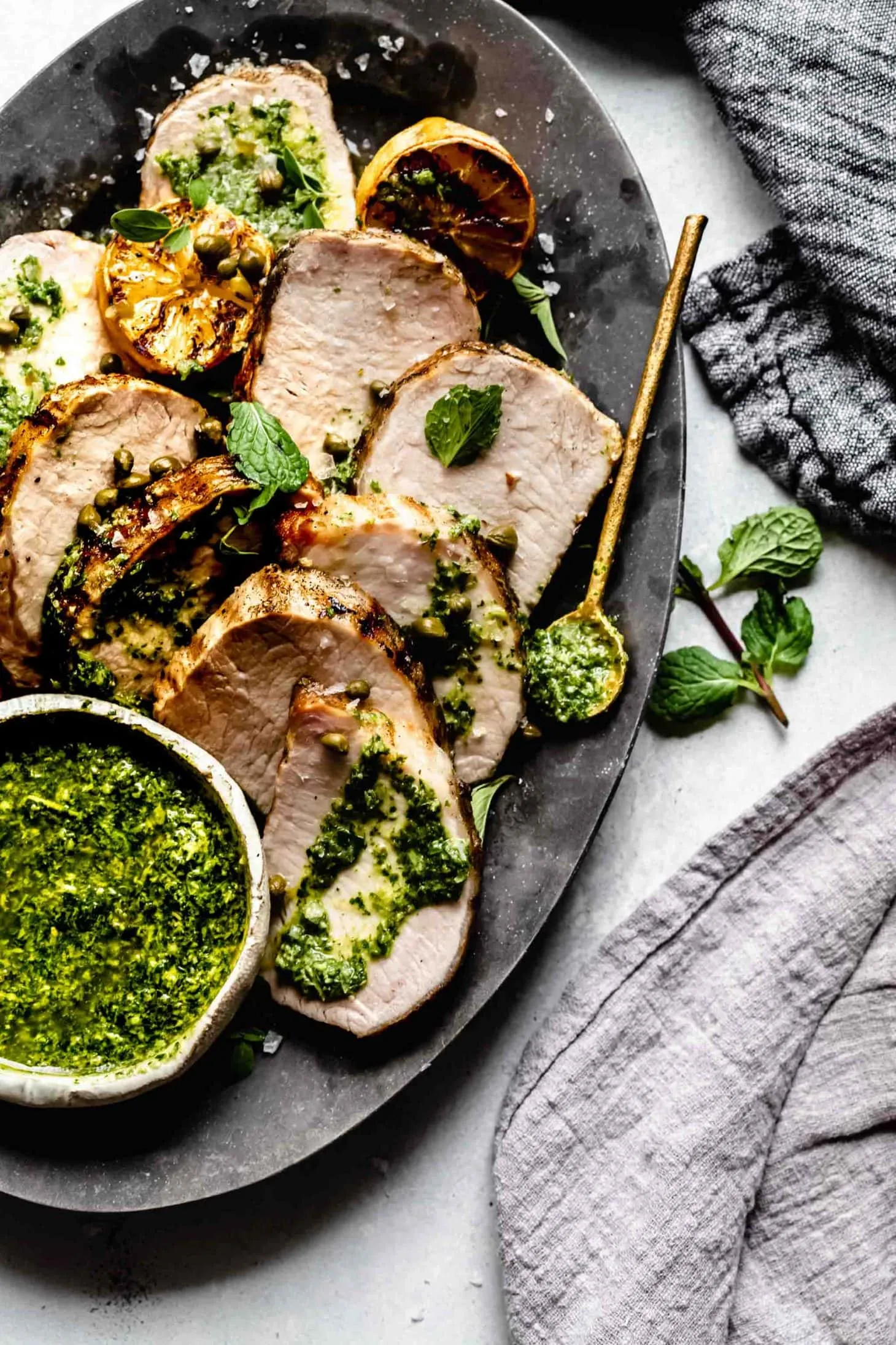 Grilled Pork Tenderloin Chimichurri