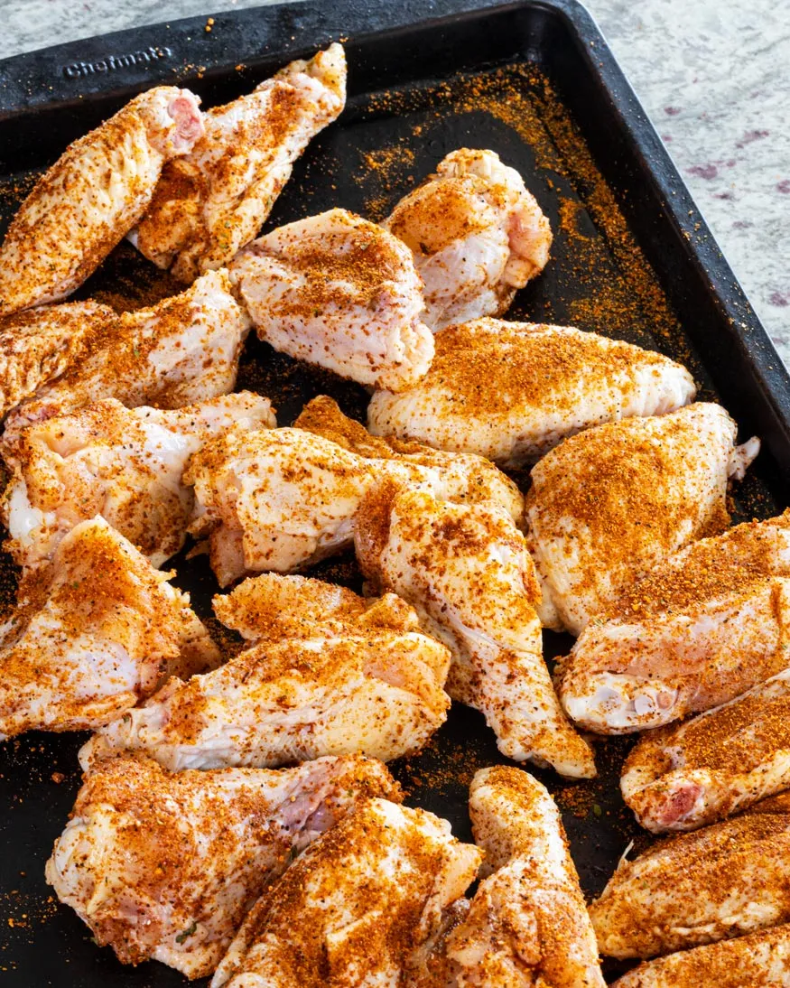 Grilled Pumpkin Spice Chicken Wings