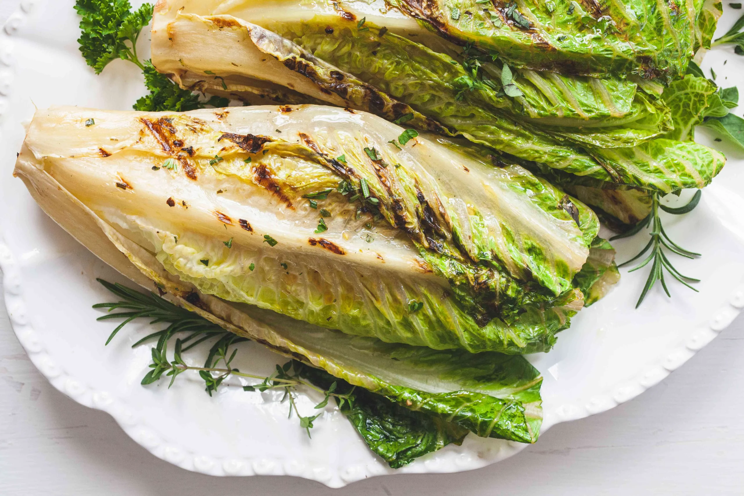 Grilled Romaine Salad Summer Grilling Series