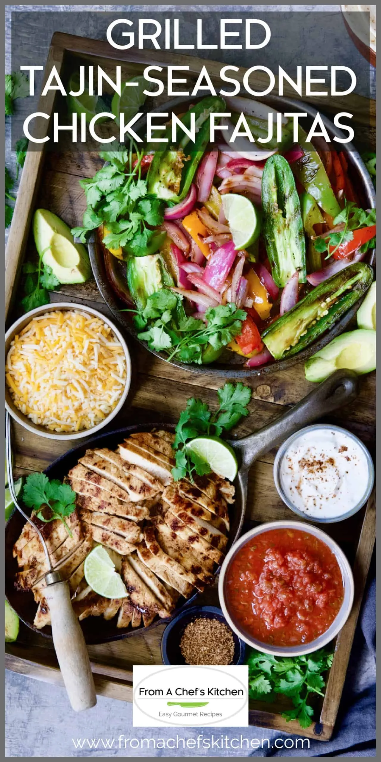 Grilled Tajin Seasoned Chicken Fajitas