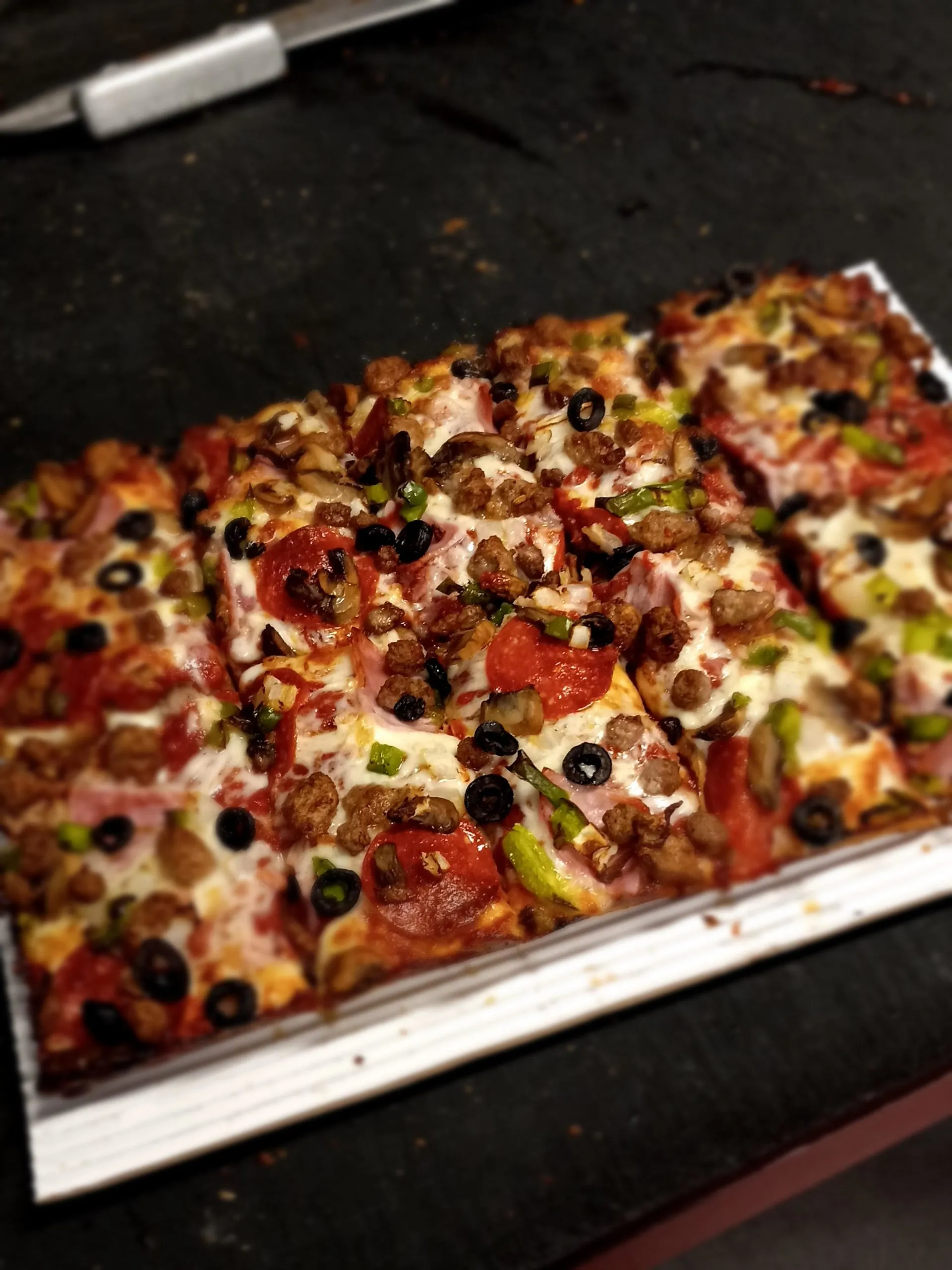 Grilled Thick Crust Pizza