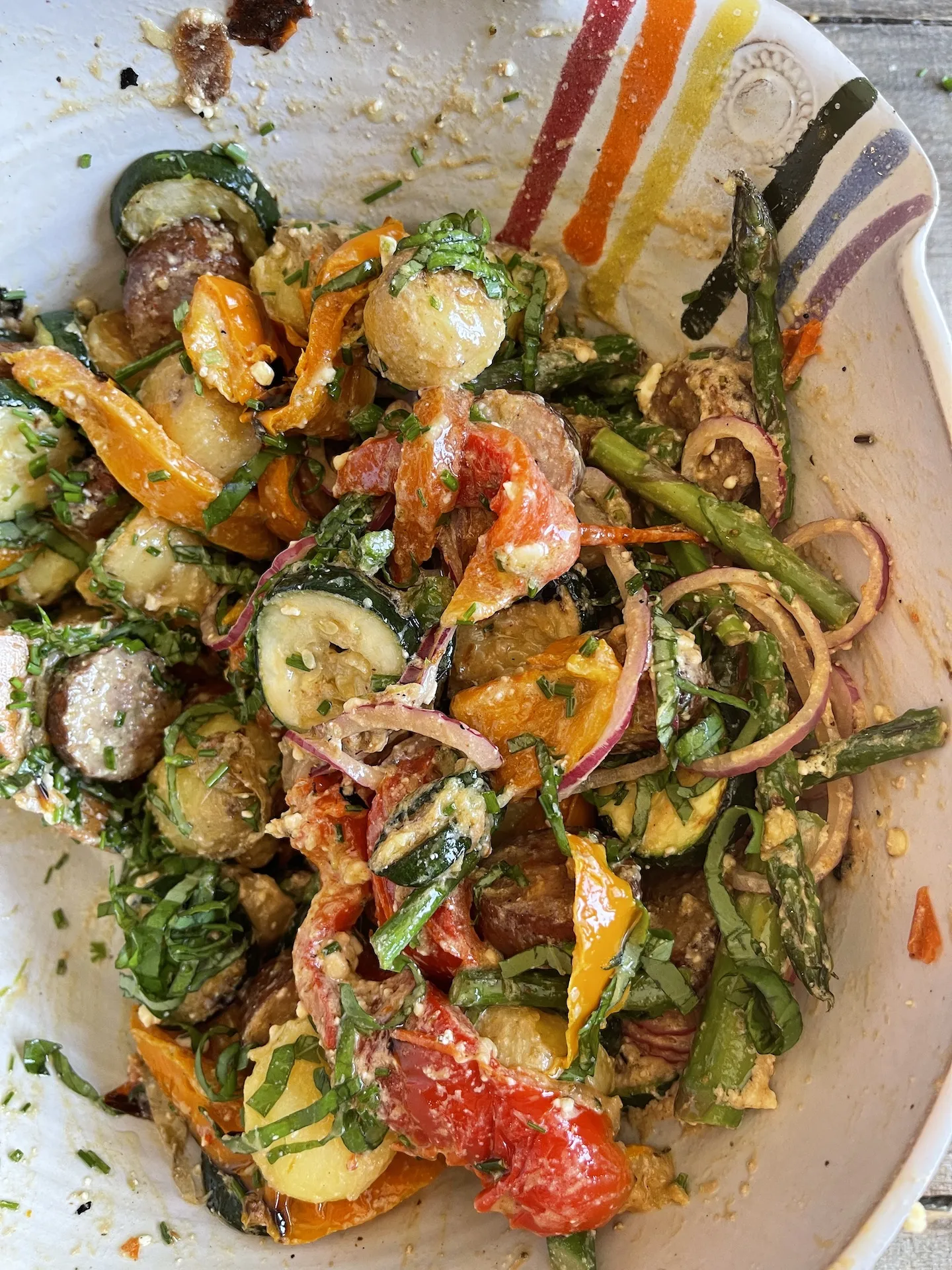 Grilled Vegetable Summer Salad
