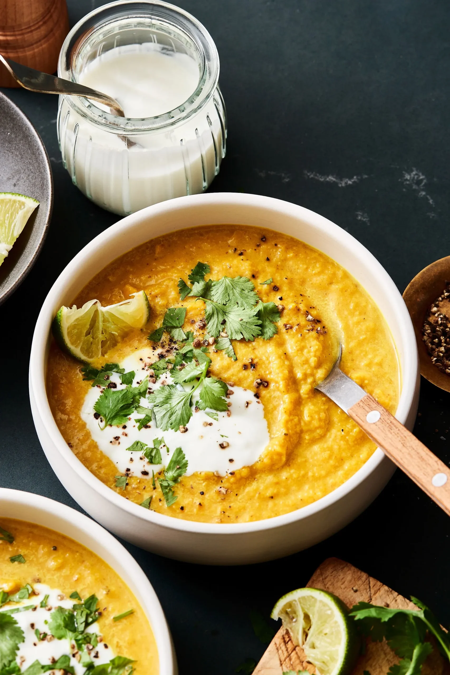 Gut Healthy Cauliflower Pumpkin Lentil Soup