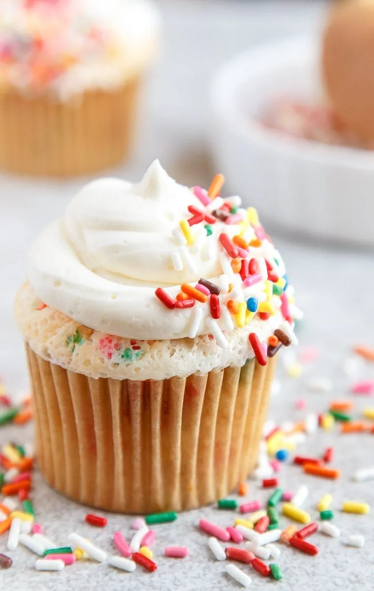 Half Dozen Funfetti Cupcakes
