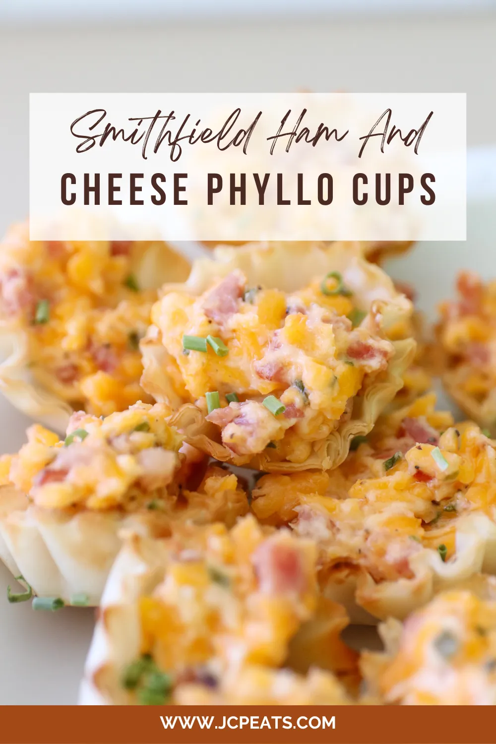 Ham and Cheese Phyllo Cups