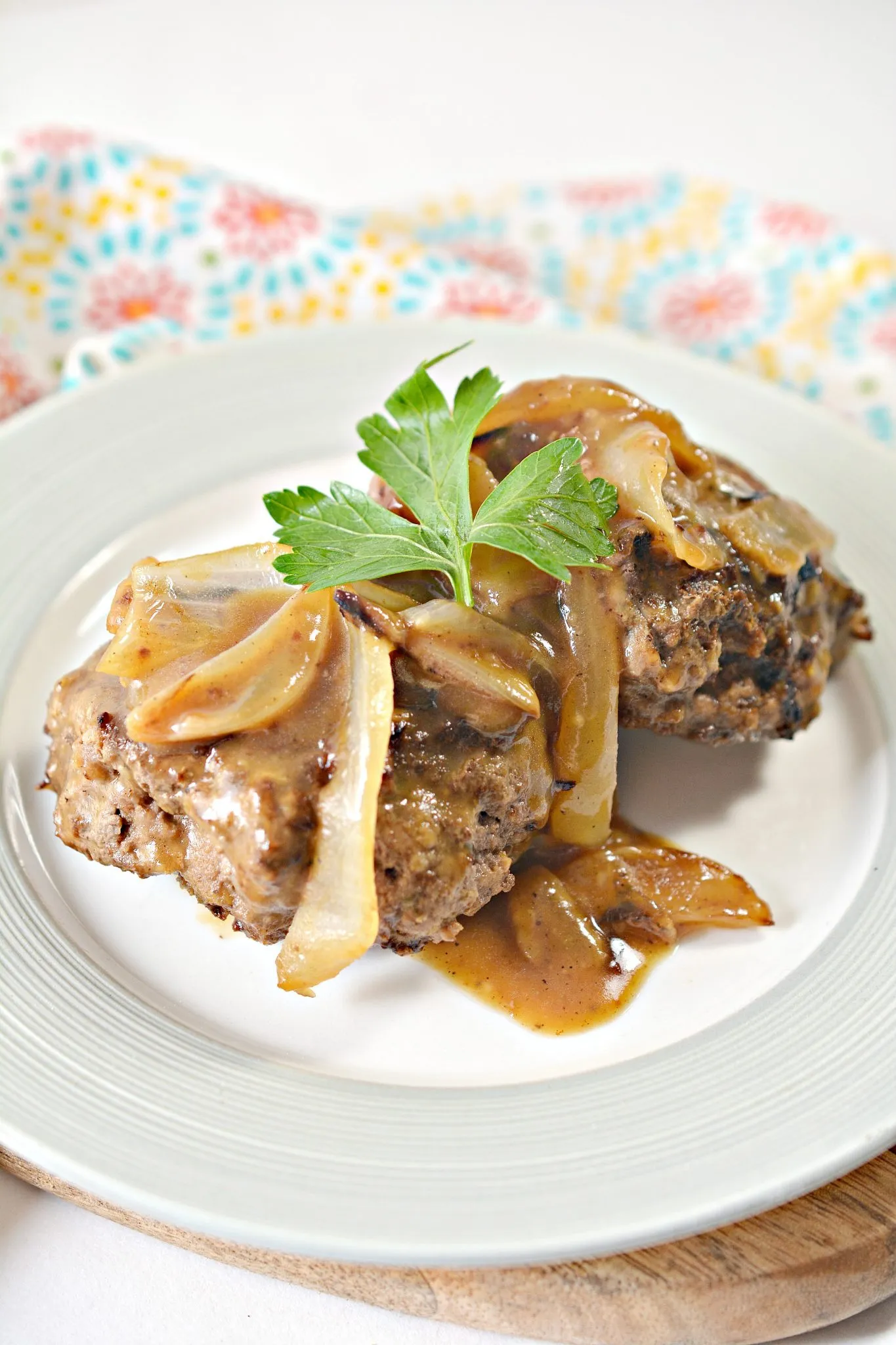 Hamburger Steak with Onion Gravy