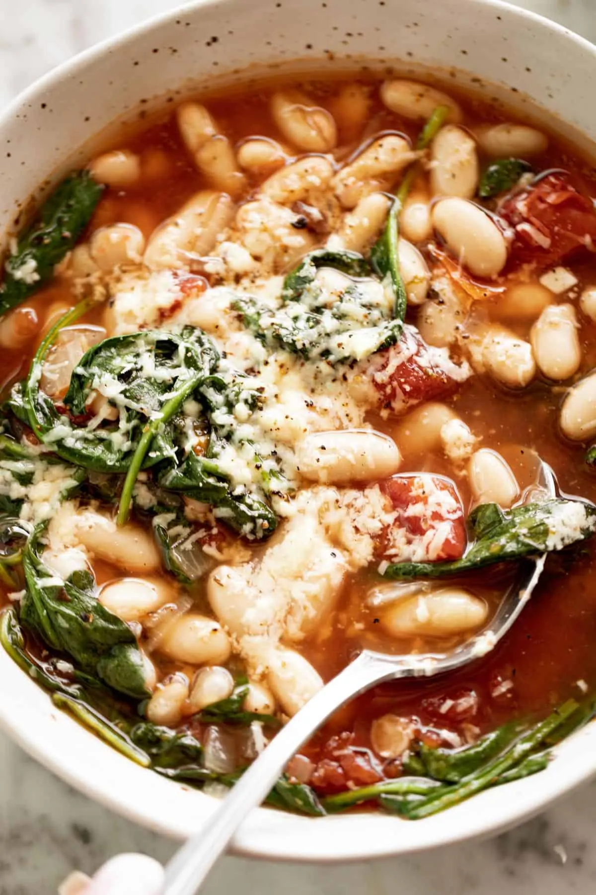 Haricot Bean Parmesan Soup