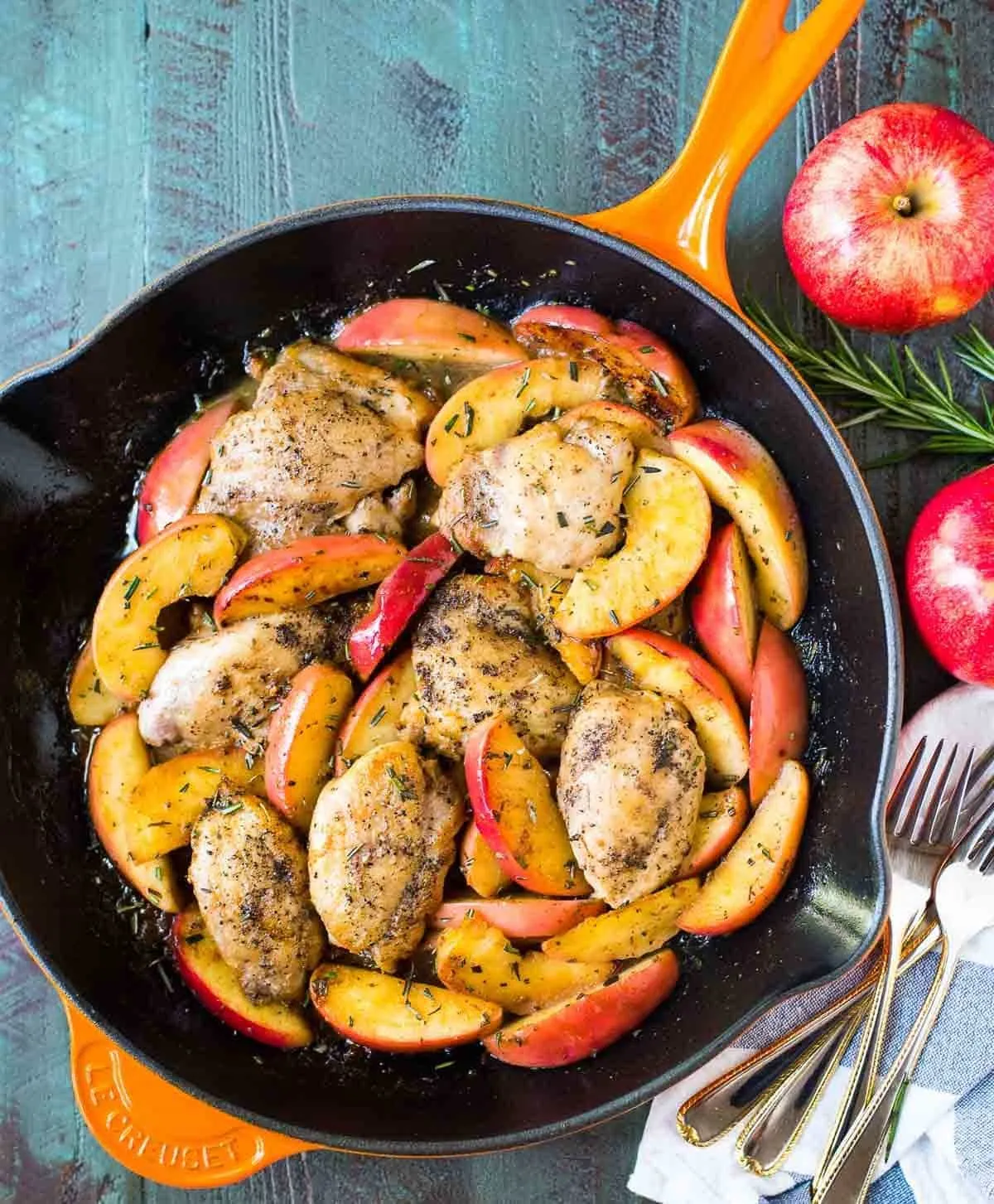 Harvest Skillet Chicken with Apples