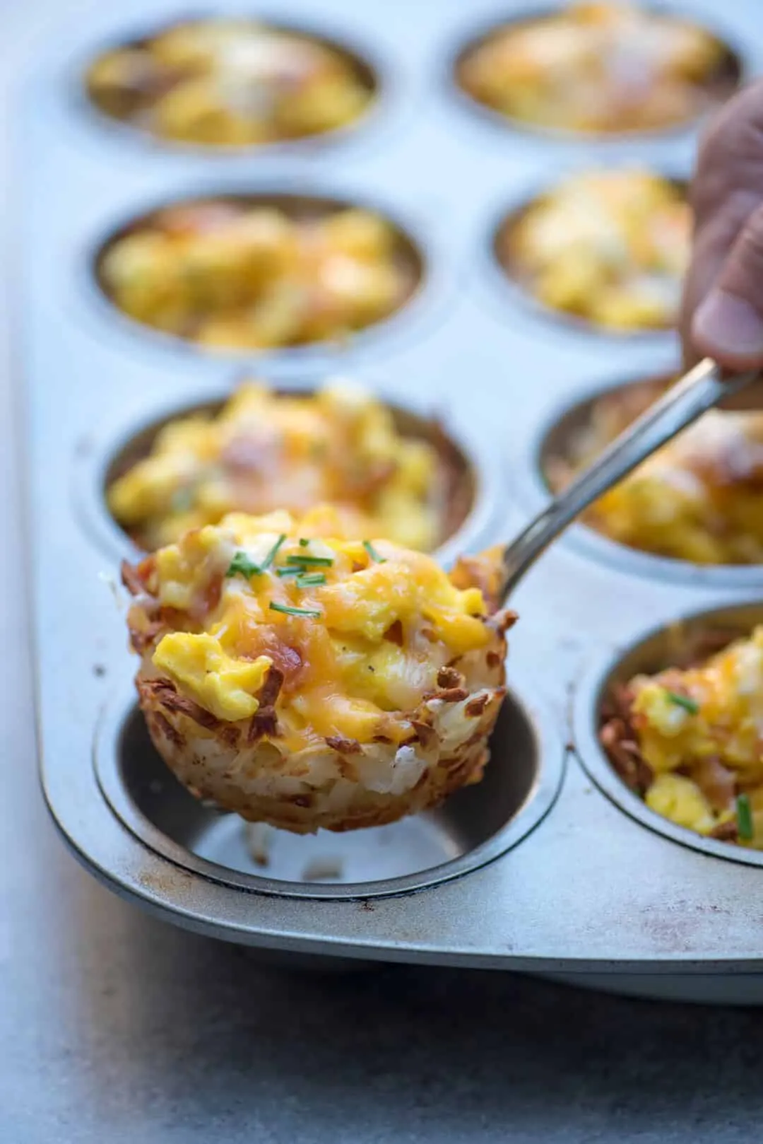 Hash Brown Bacon Egg Muffins