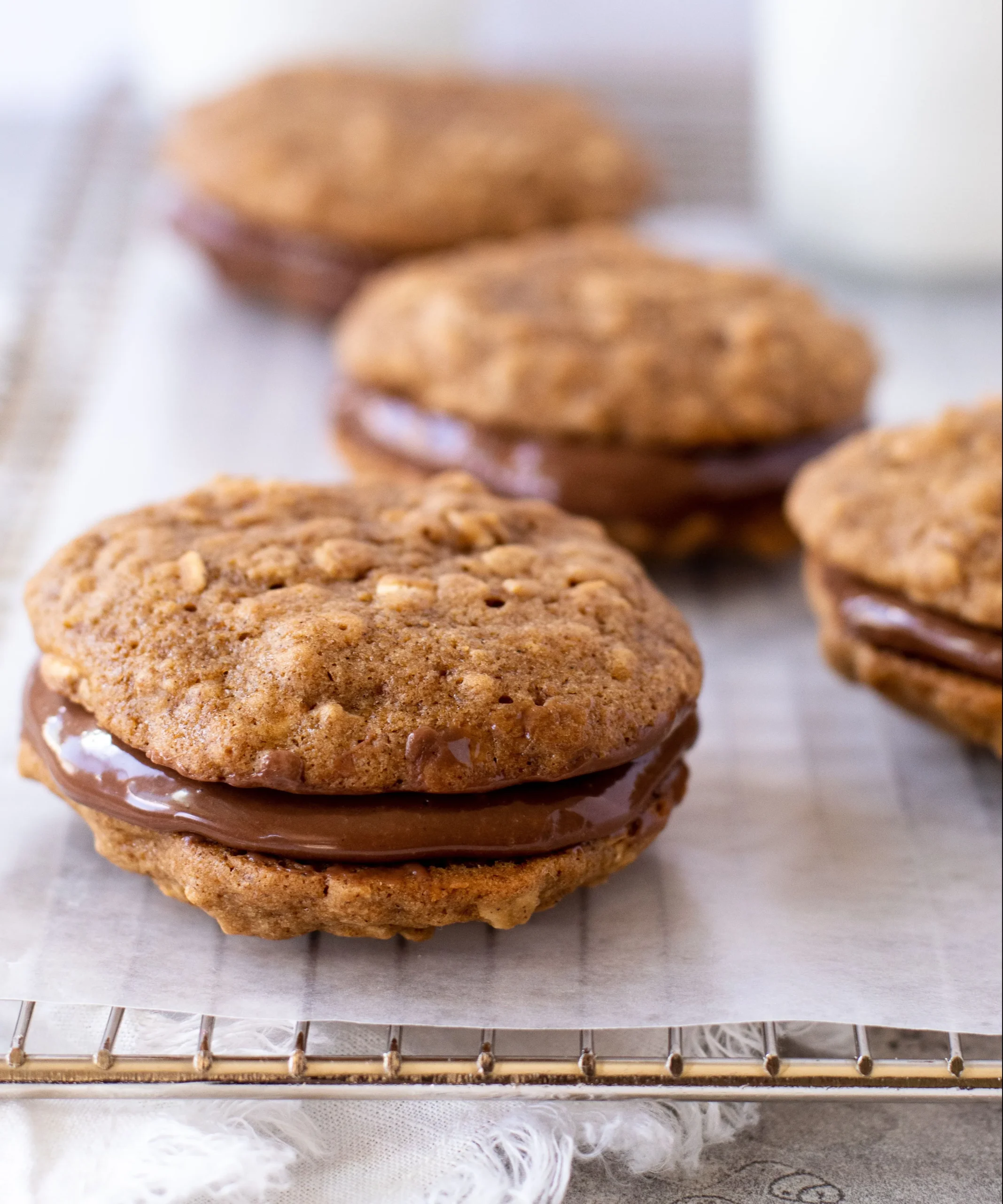 Hazelnut Chocolate Sandwich Cookies