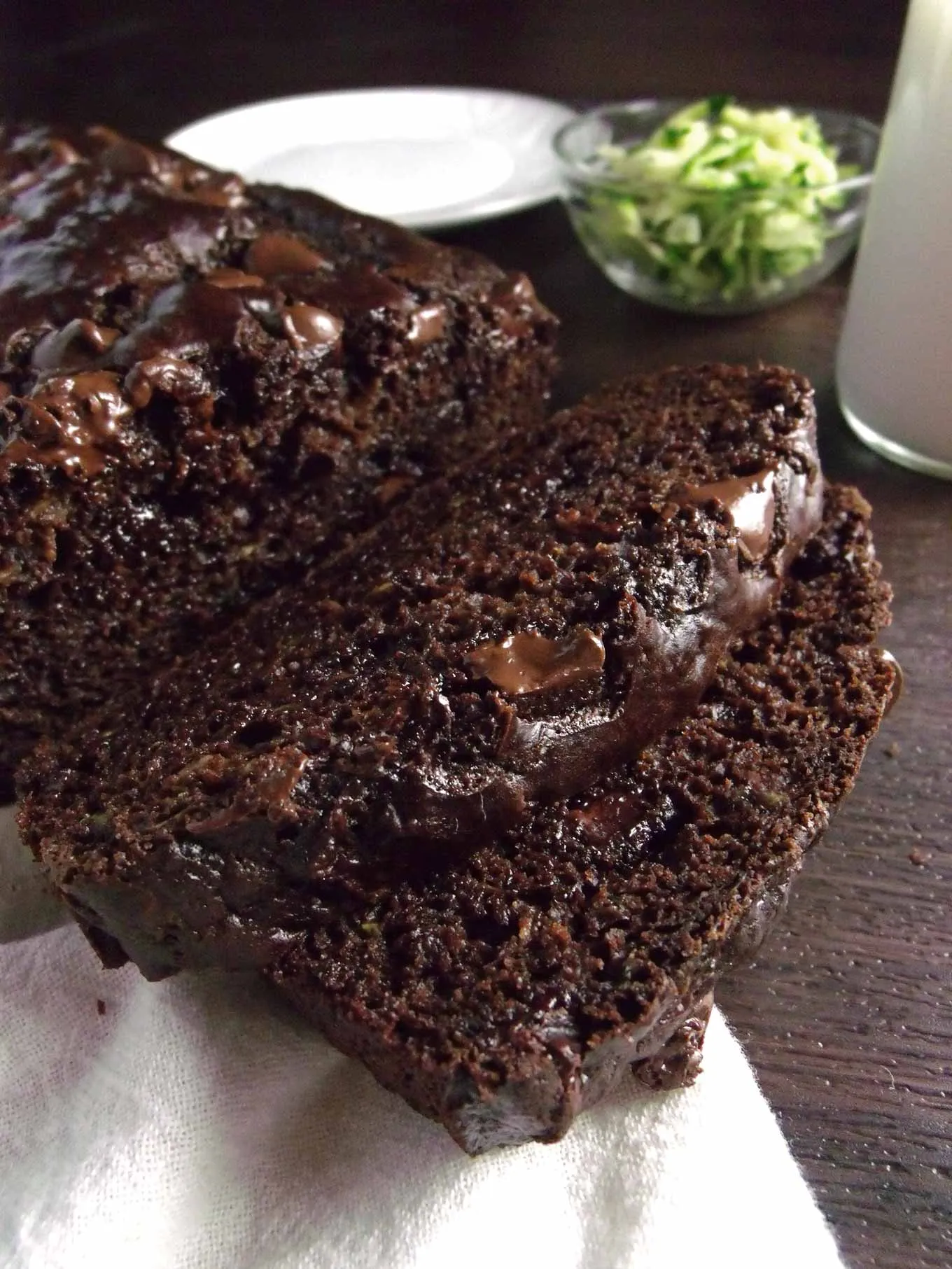 Healthier Chocolate Zucchini Bread