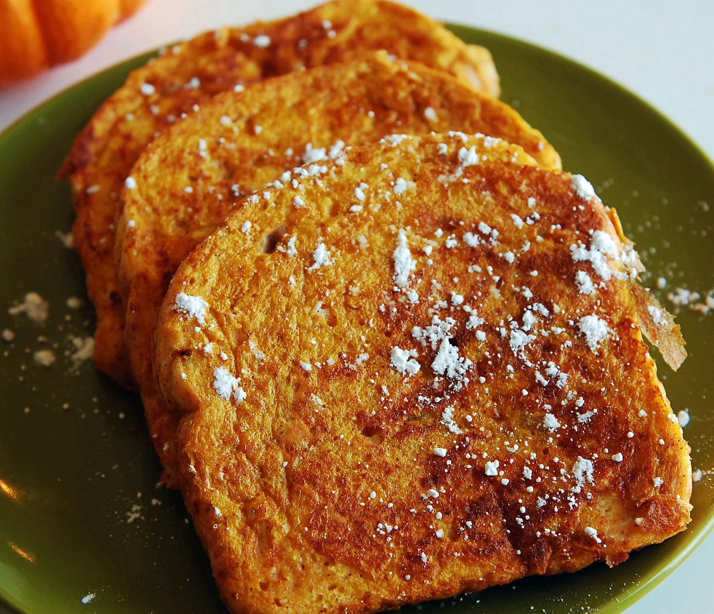Healthier Pumpkin French Toast