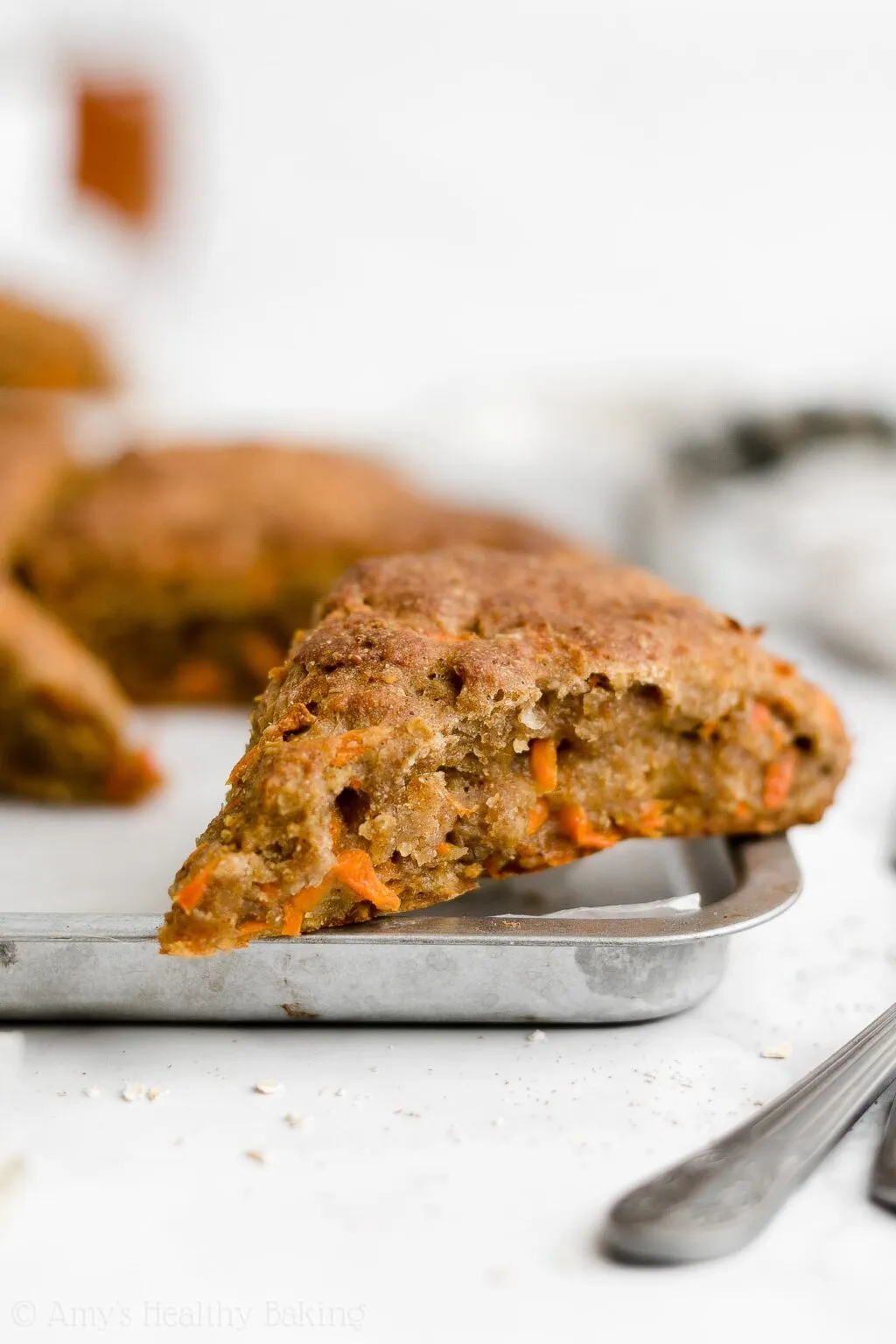 Healthy Carrot Oatmeal Scones