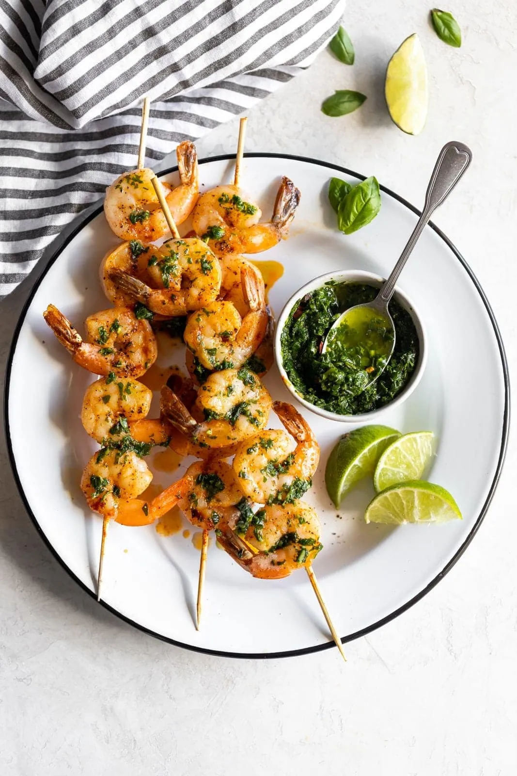 Healthy Chimichurri Shrimp Appetizer
