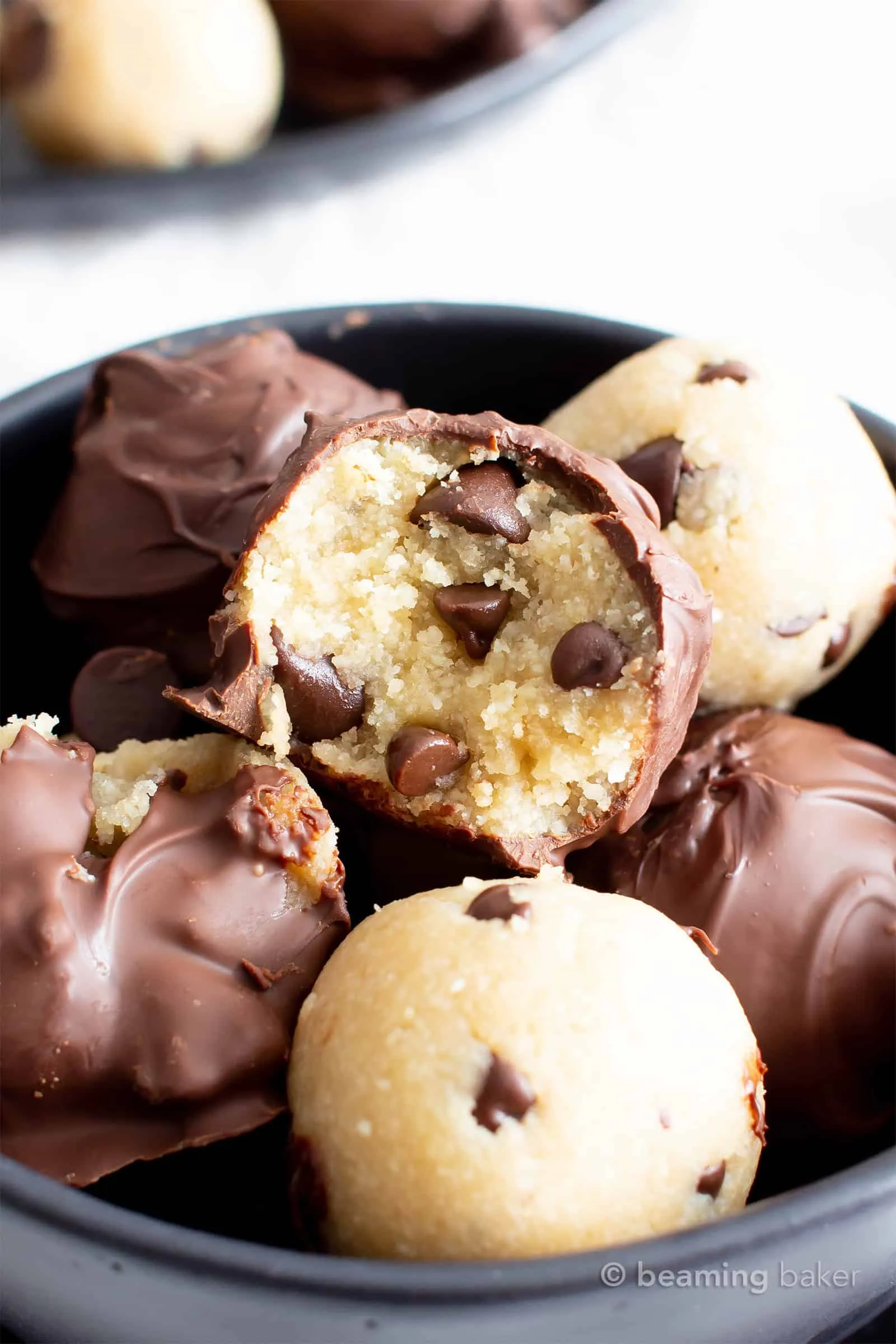 Healthy Chocolate Cookie Dough Truffles