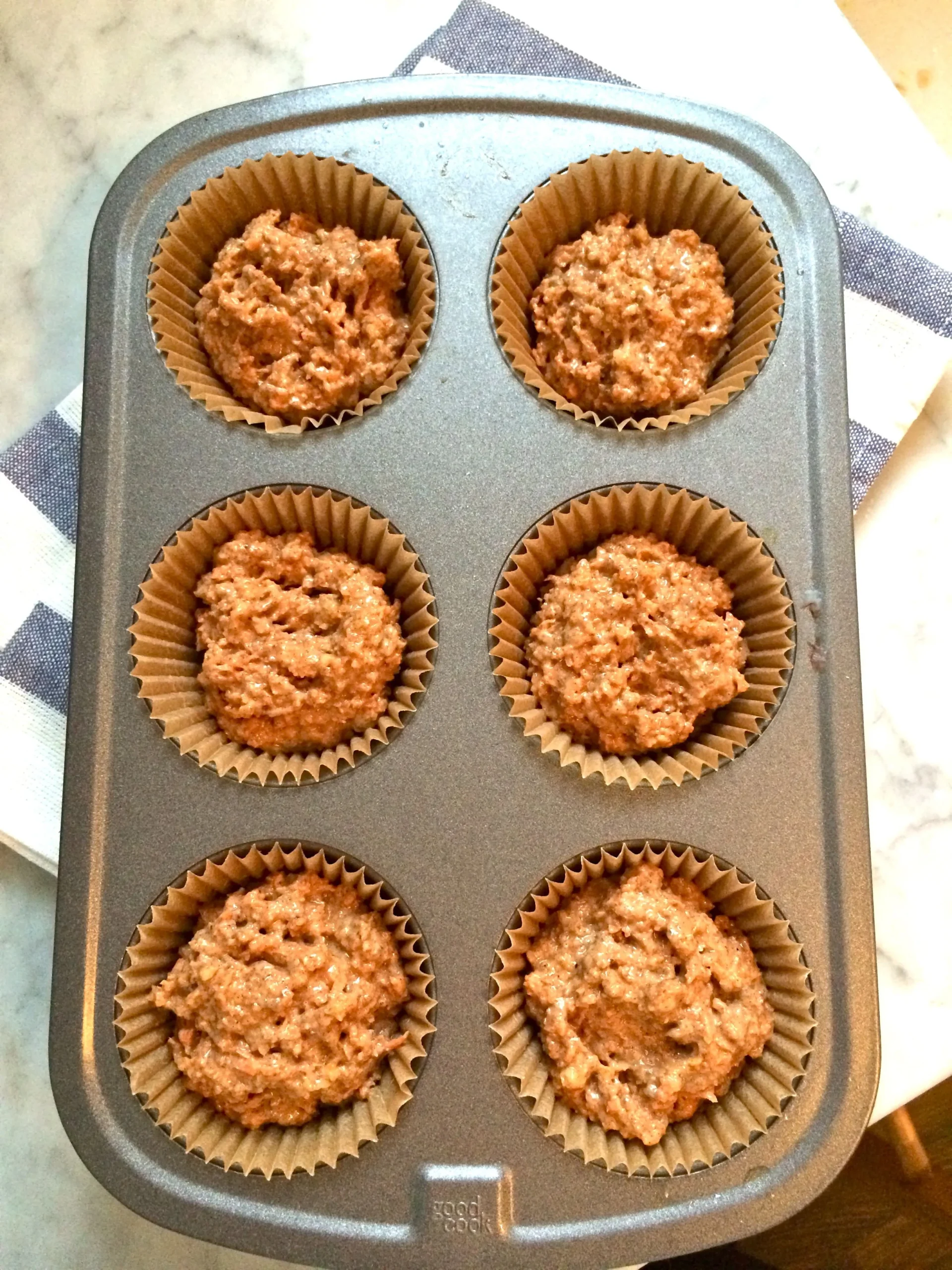 Healthy Flourless Carrot Cake Breakfast Muffins