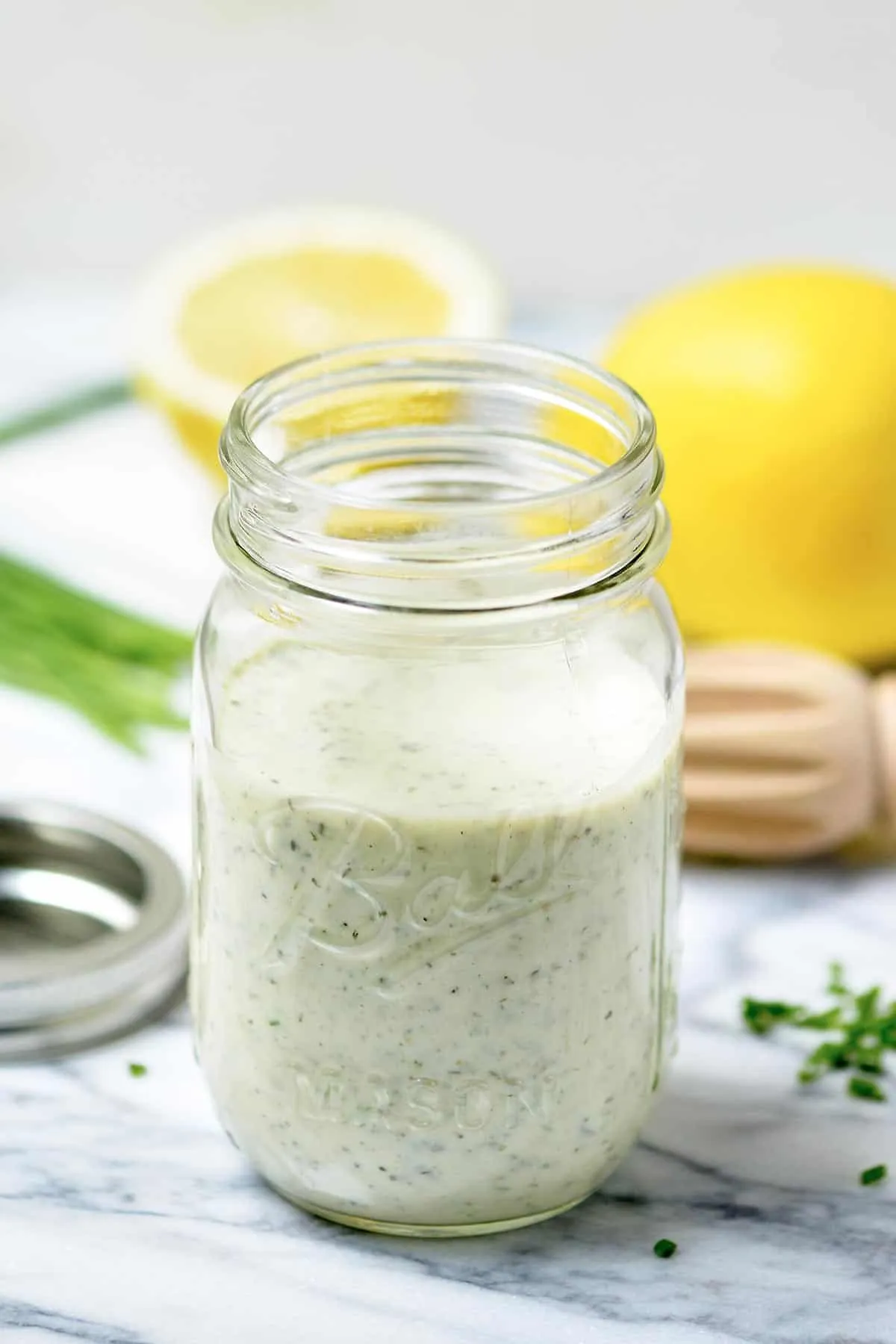 Healthy Greek Yogurt Ranch Salad Dressing Low Calorie