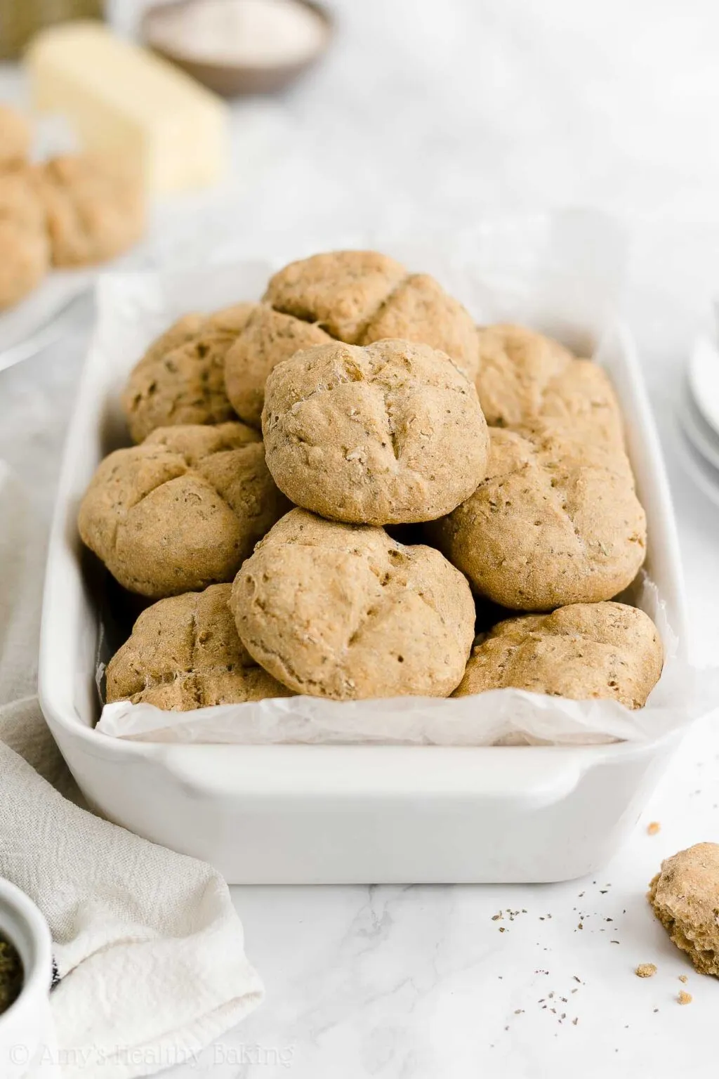 Healthy Herb Bread Rolls