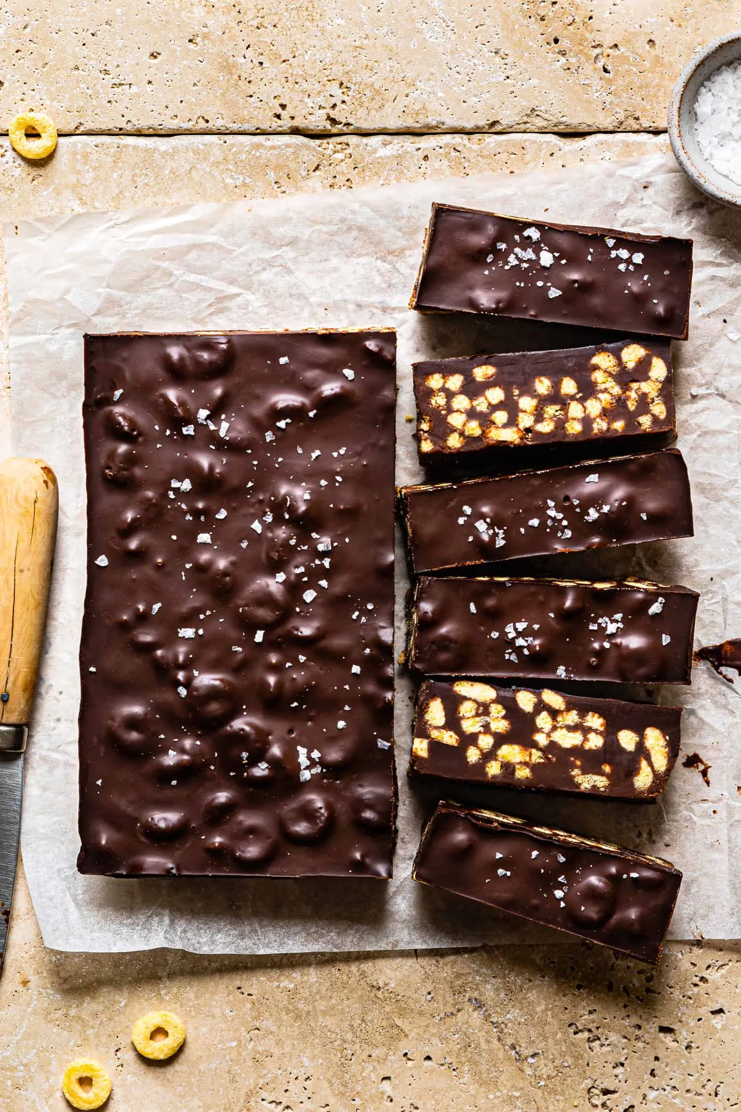 Healthy Homemade Chocolate Crunch Bars