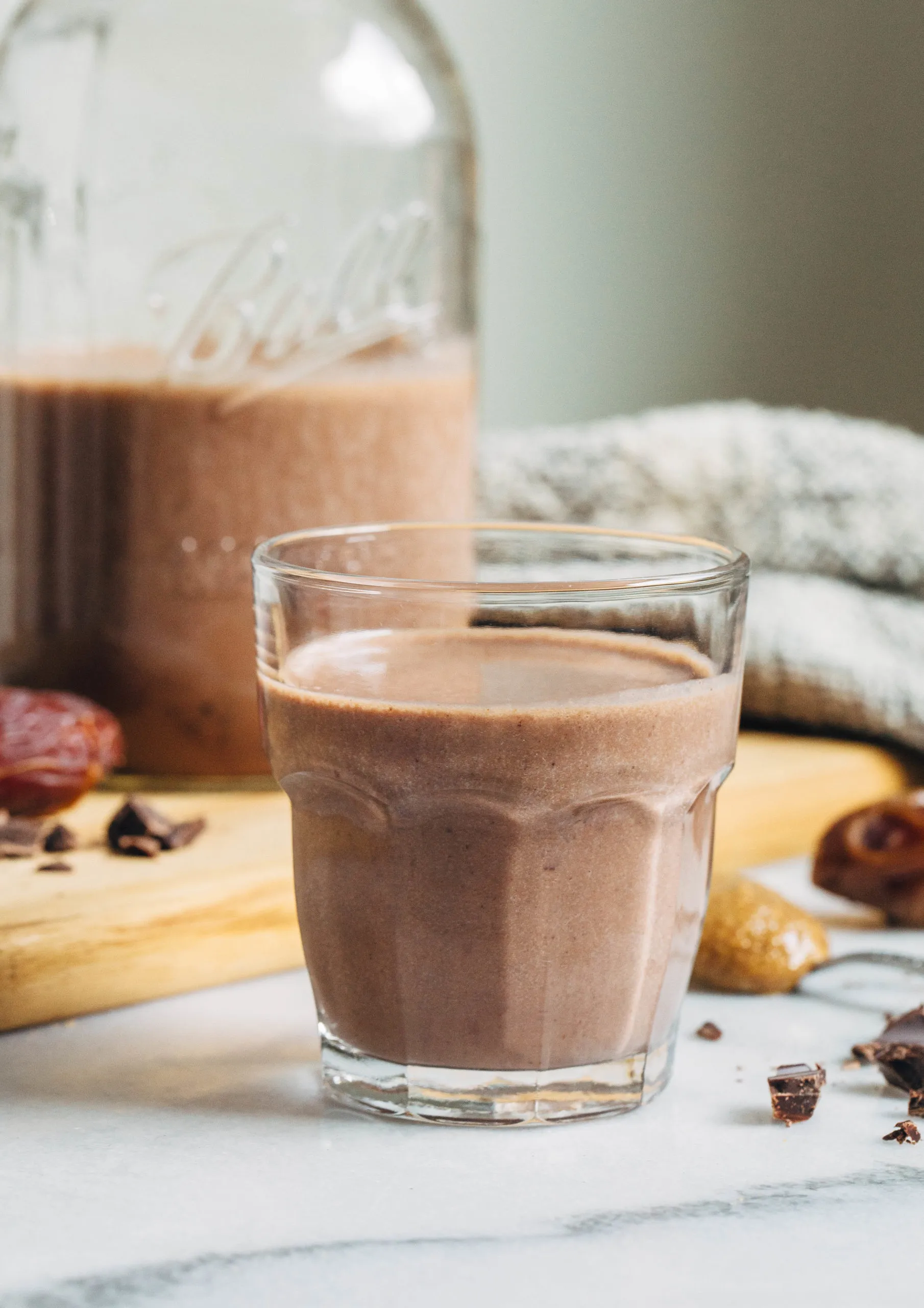 Healthy Homemade Chocolate Milk