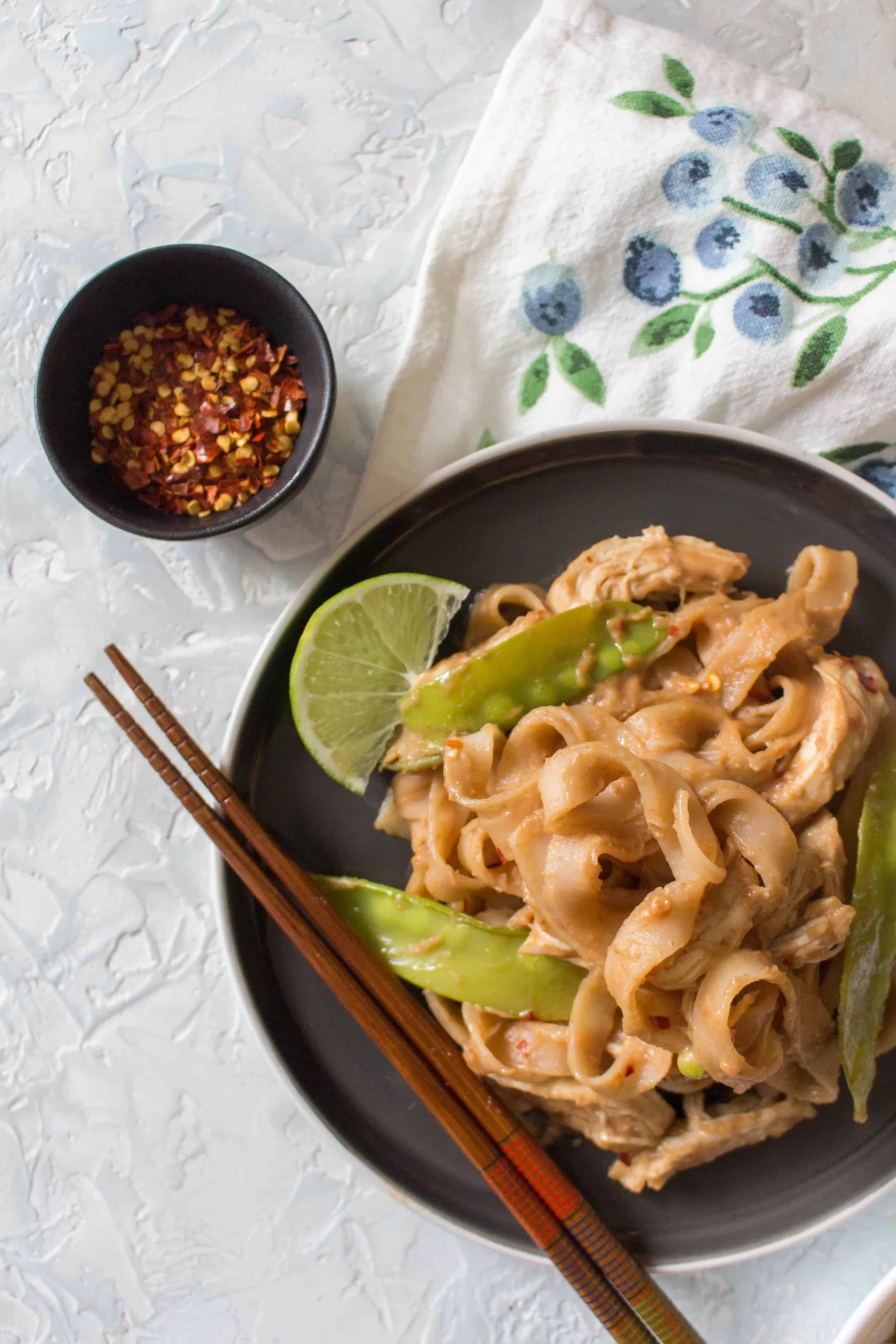 Healthy Instant Pot Thai Peanut Noodles