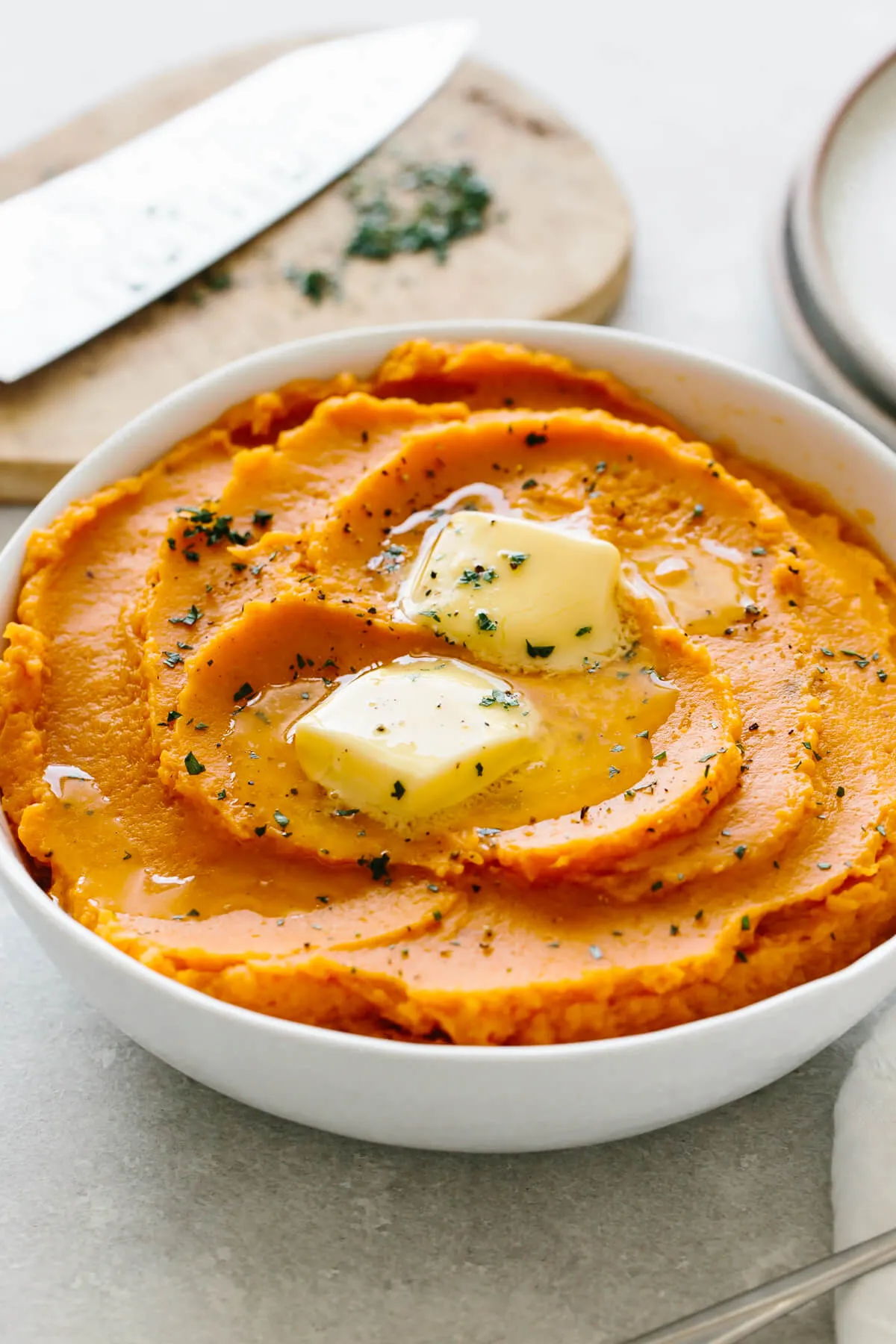 Healthy Mashed Sweet Potatoes