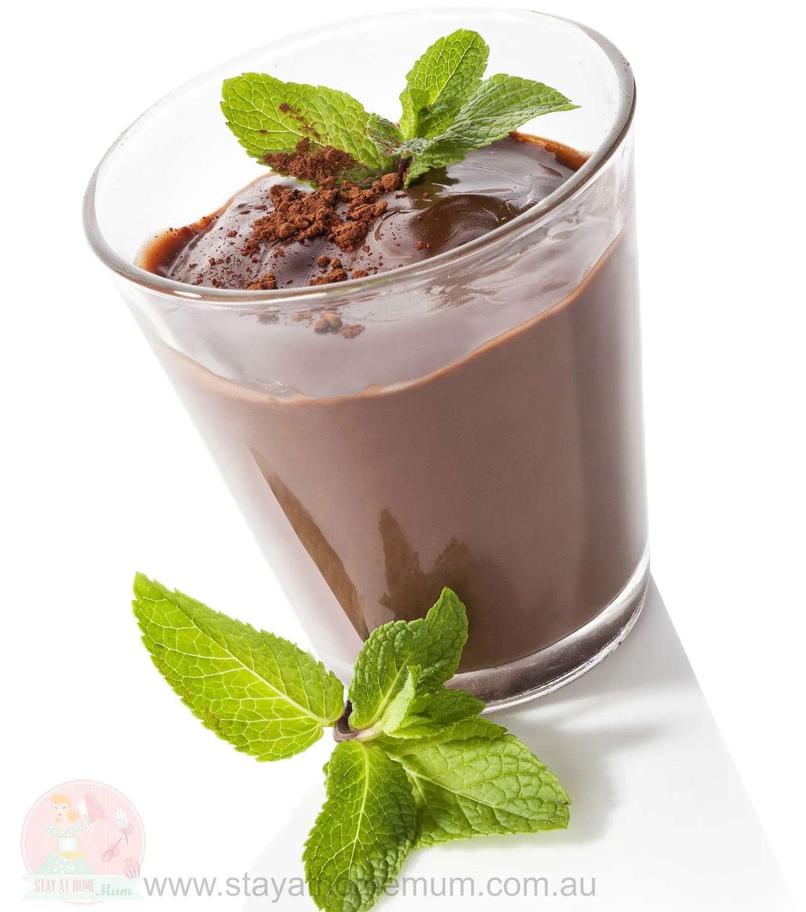 Healthy Mint Chocolate Pudding