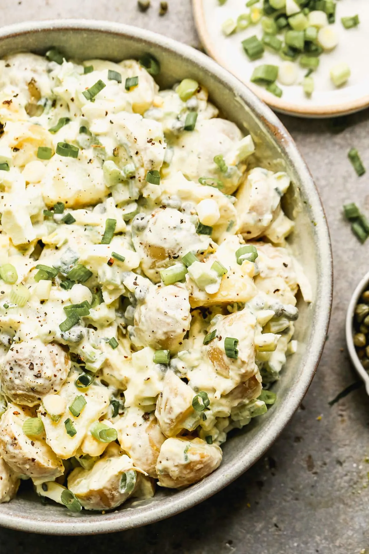 Healthy No Mayo Potato Salad with Greek Yogurt Dressing
