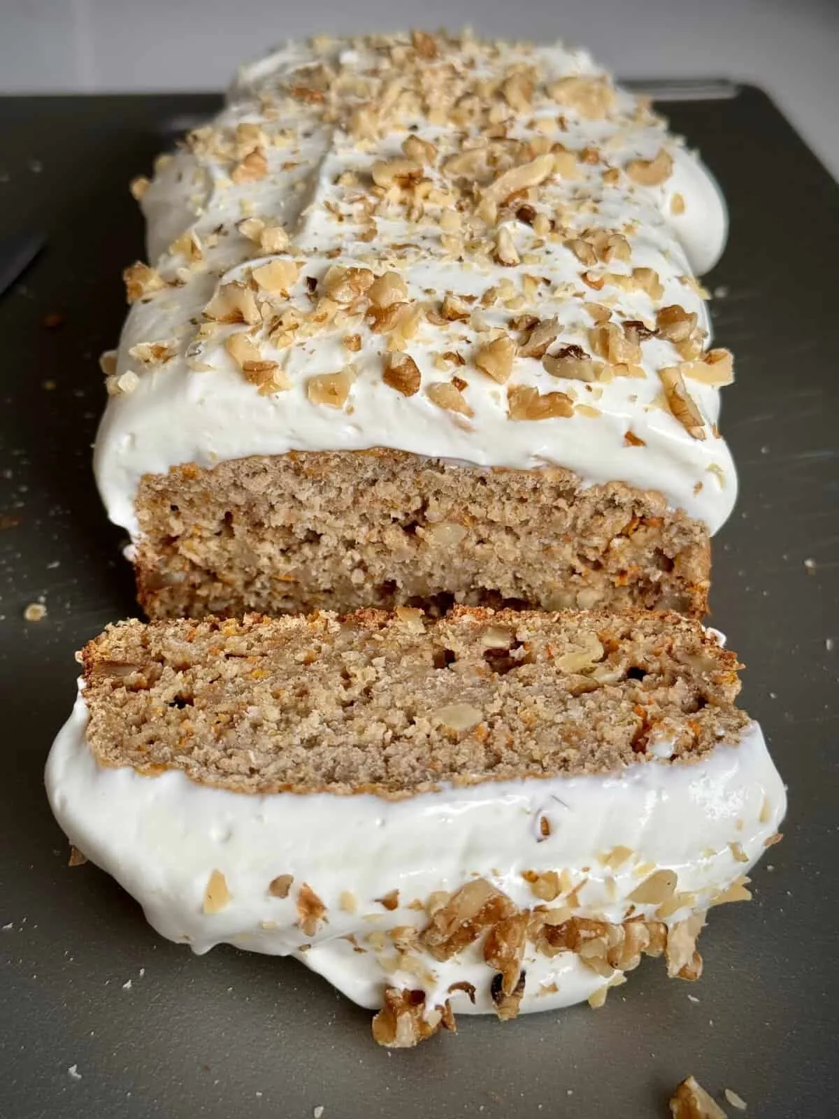 Healthy Oatmeal Carrot Cake Bread