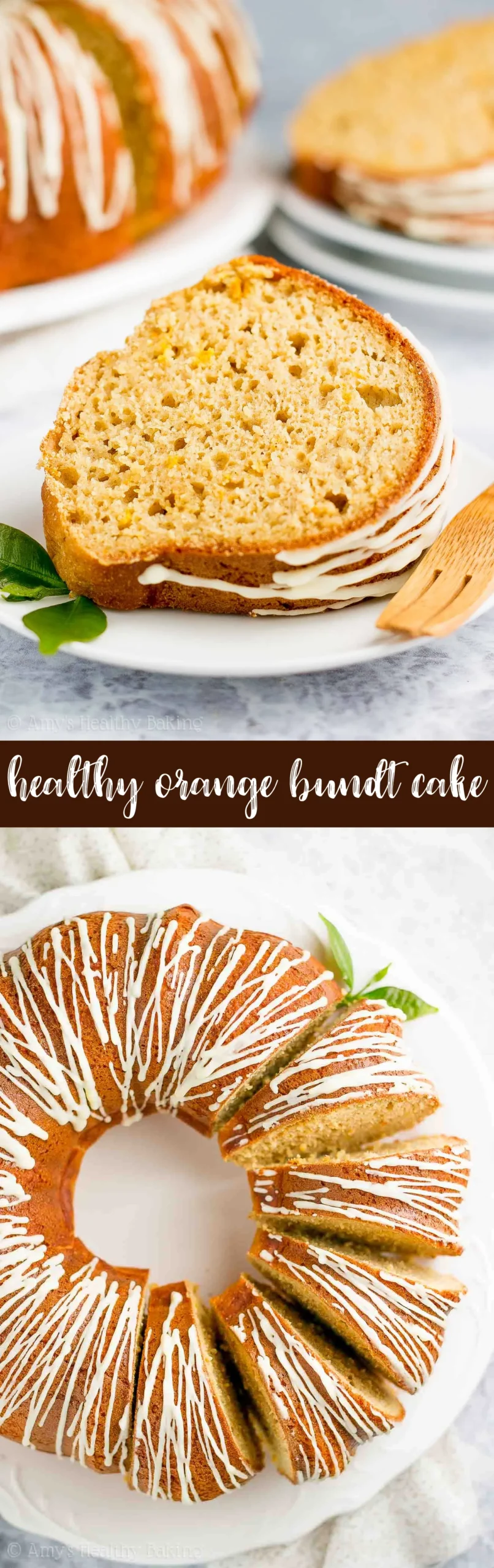 Healthy Orange Bundt Cake
