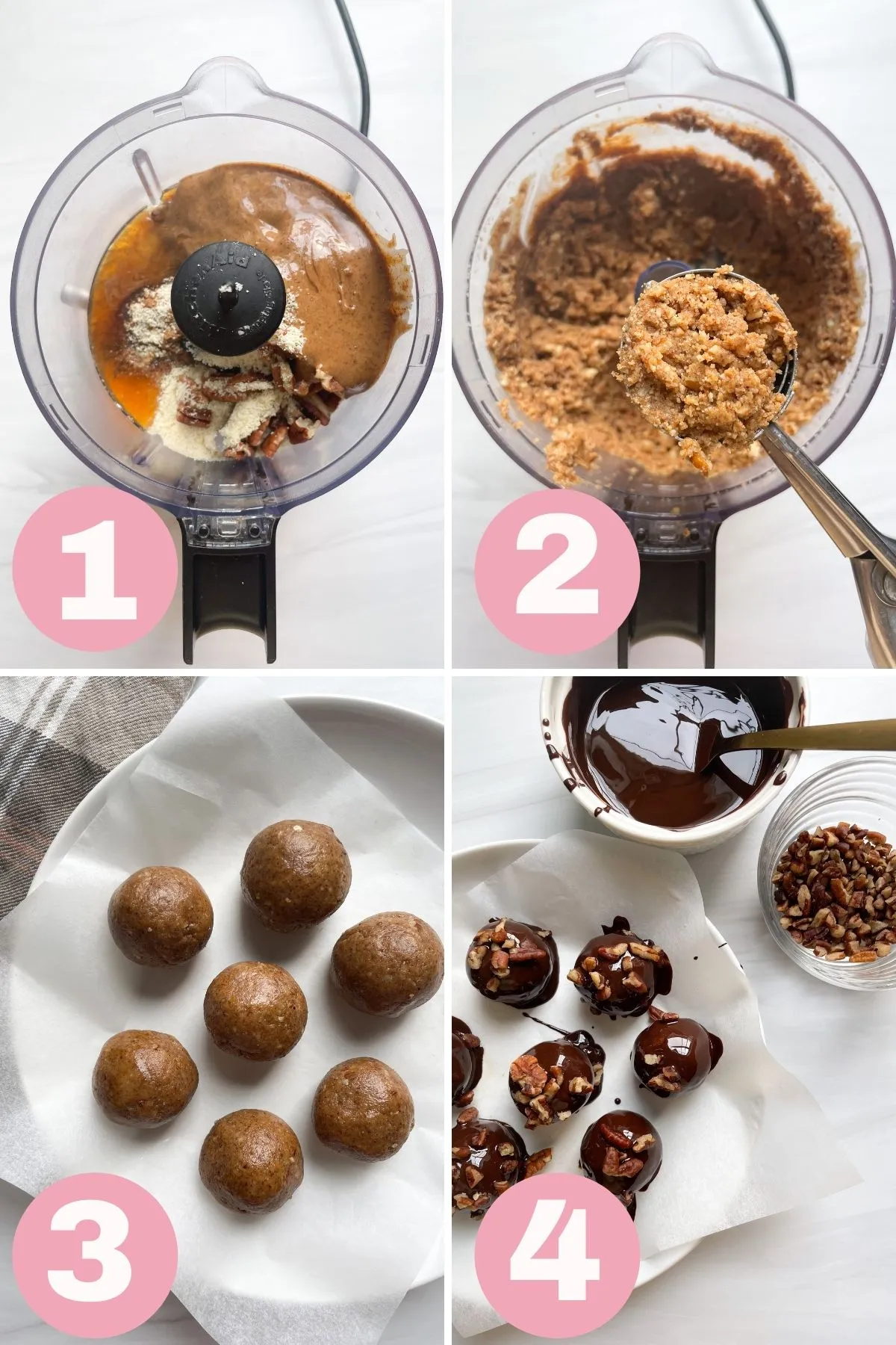 Healthy Pecan Pie Truffles