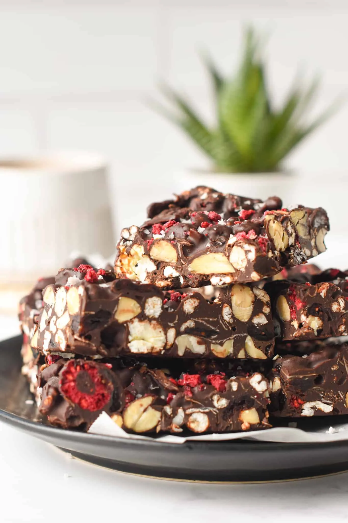 Healthy Rocky Road Slice